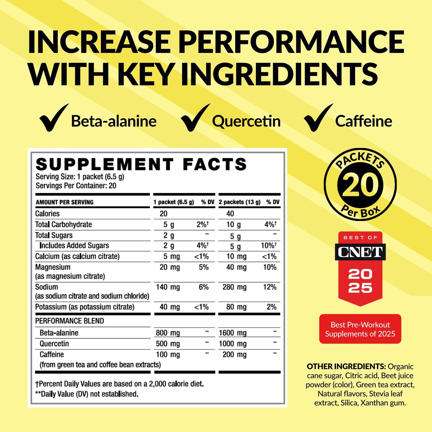 BODi Energize Pre Workout Powder 20 Servings