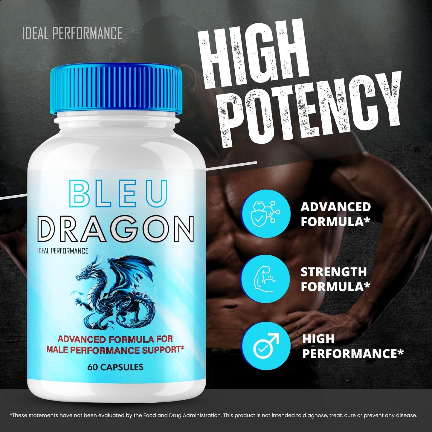 Ideal Performance Bleu Dragon Capsules 120 Capsules