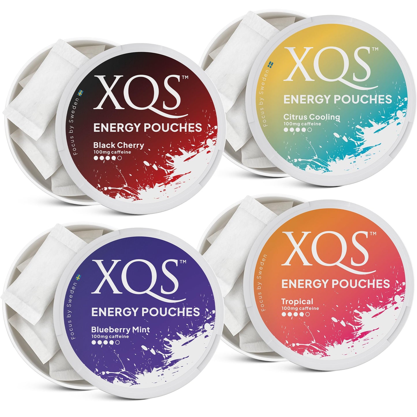 XQS Functional Energy Caplets, Variety Pack, 4 Count
