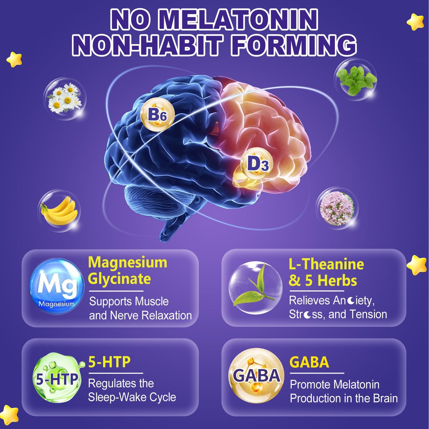 Nextdia Melatonin-Free Sleep Gummies 60 Count