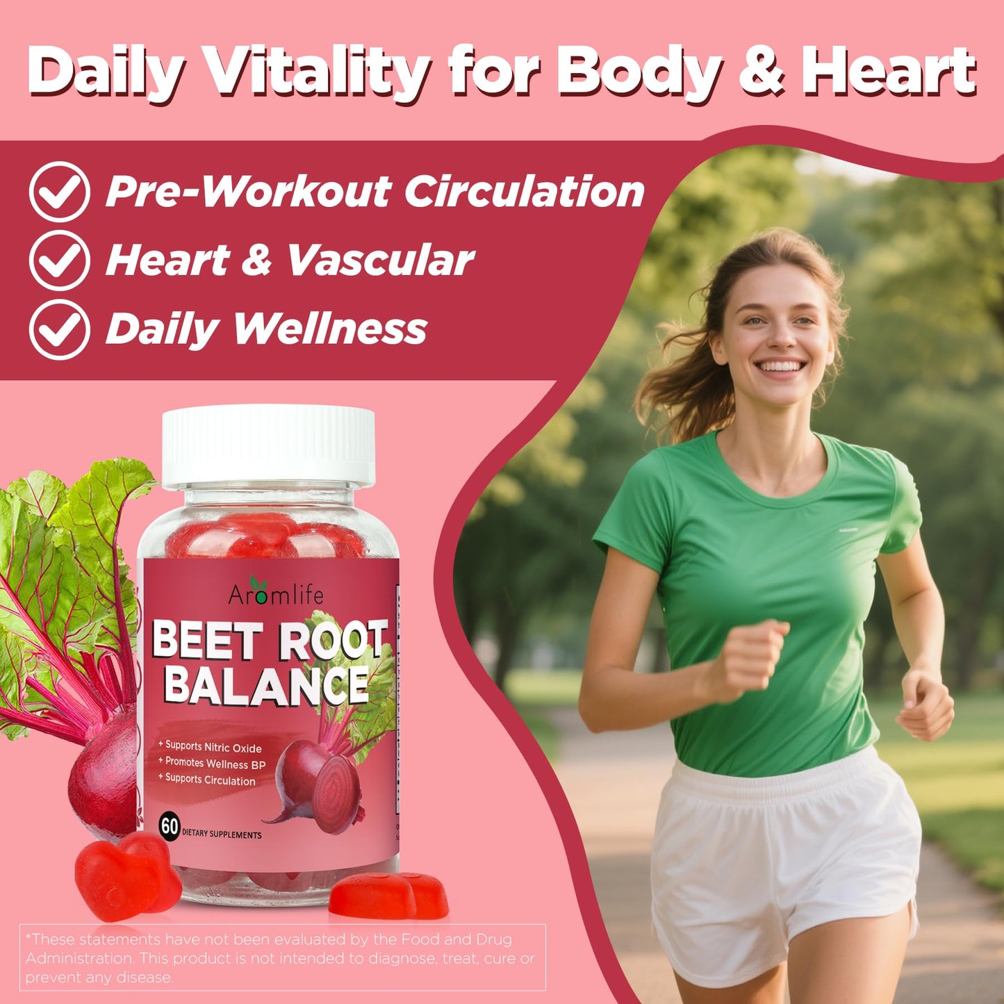 Aromlife Beet Root Balance Gummies 60 Count