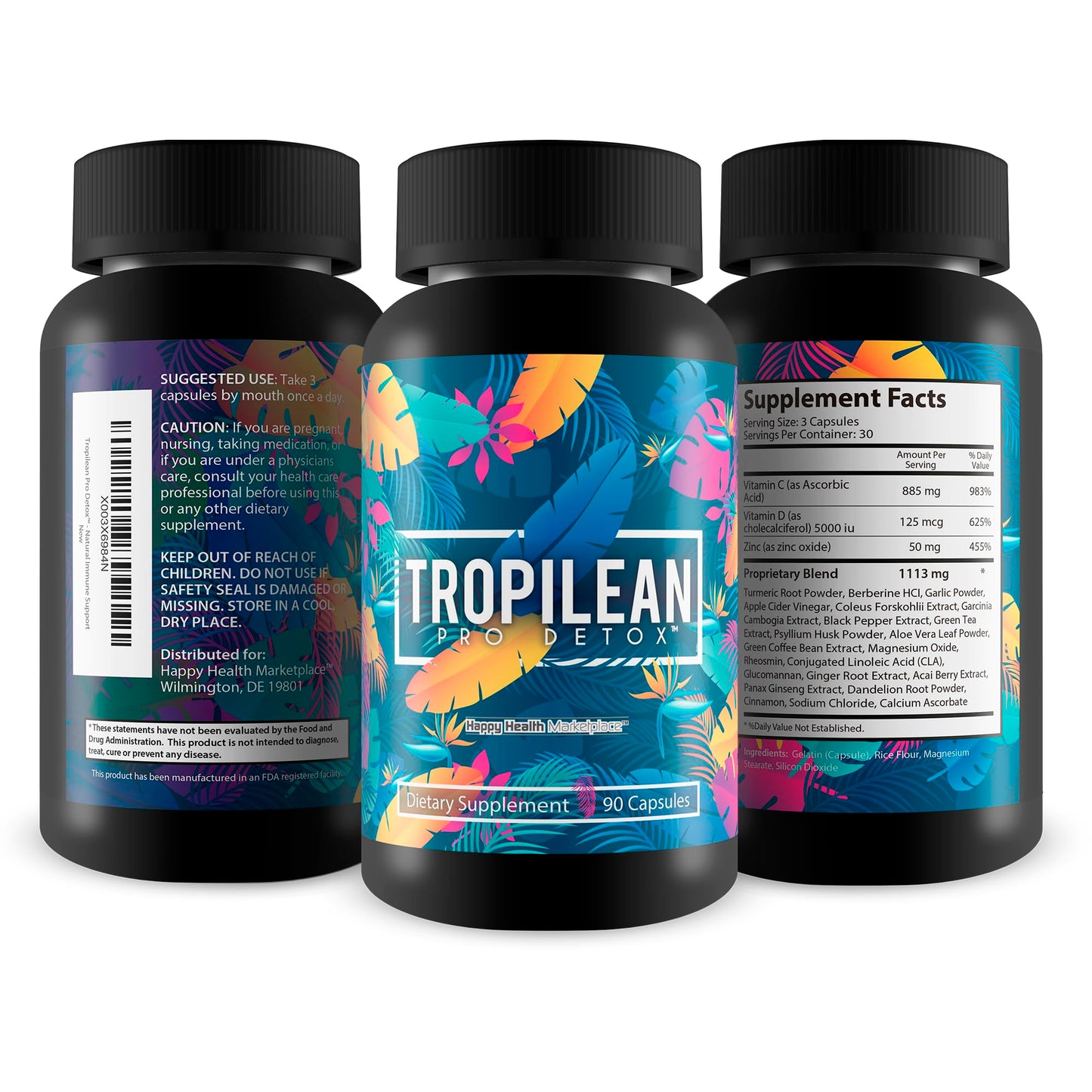 Happy Health Marketplace Tropilean Pro Detox - Full Body Detox Capsule 1 Count