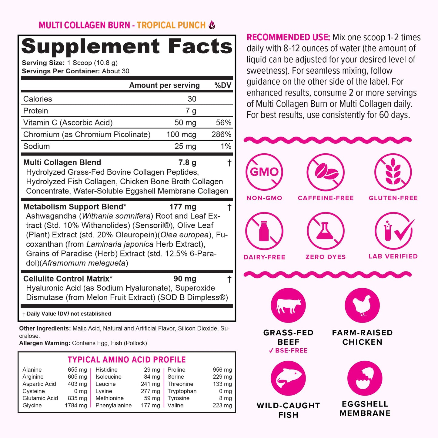 Vitauthority Hydrolyzed Collagen Peptides Powder, 11.6 Ounce, 30 Servings