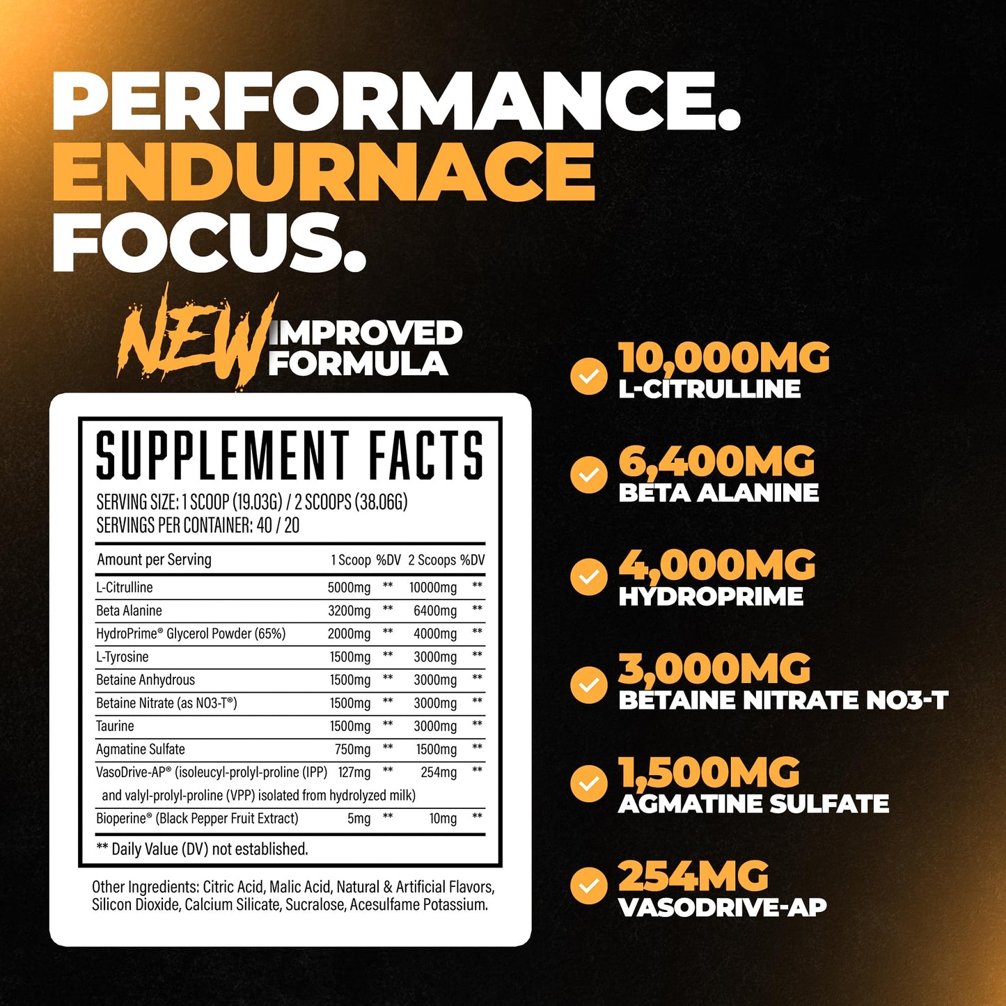 Huge Supplements Pump Serum Non Stim Pre-Workout Powder, 40 Servings