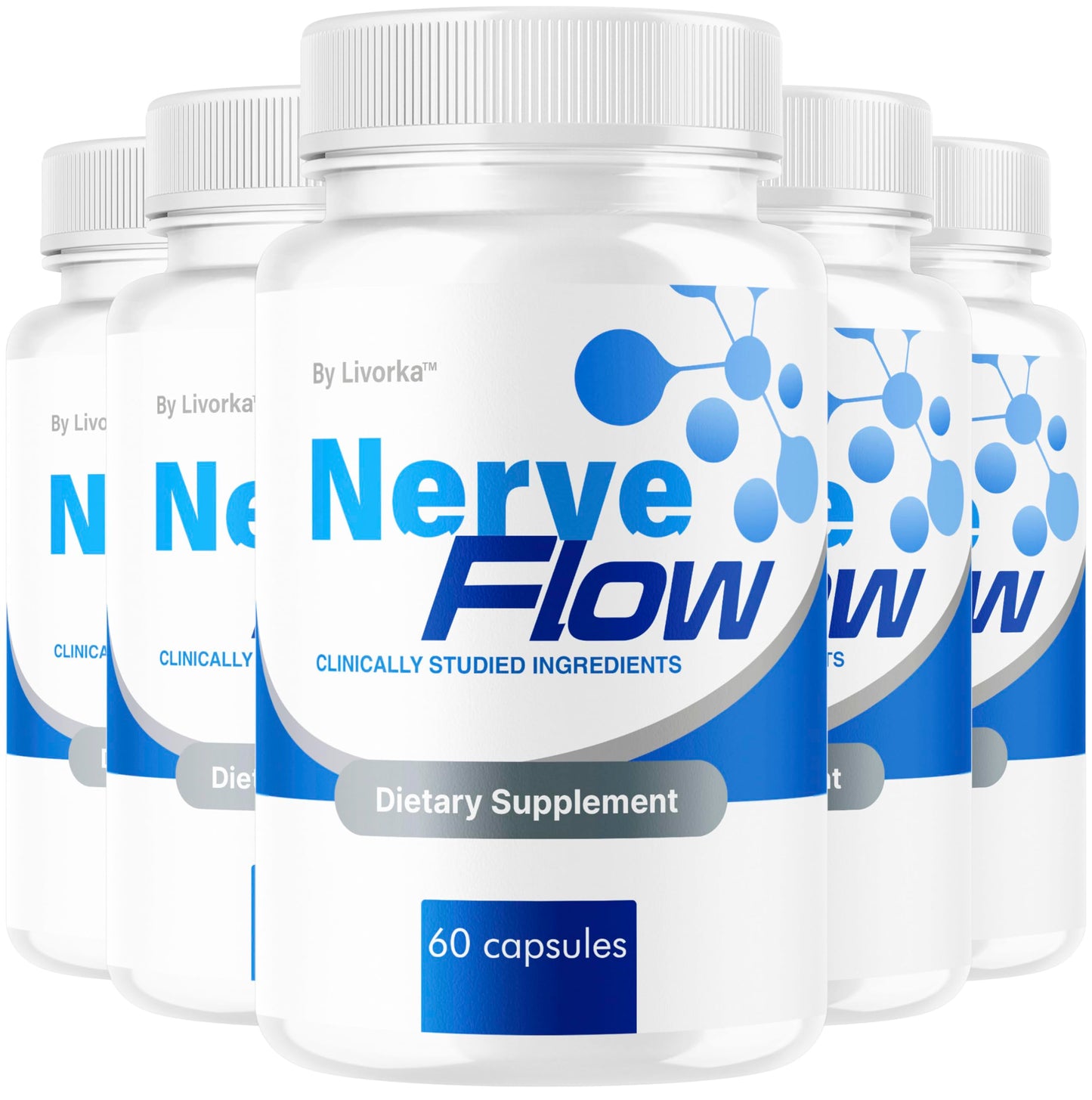 LIVORKA Nerve Flow Capsules 300 Count