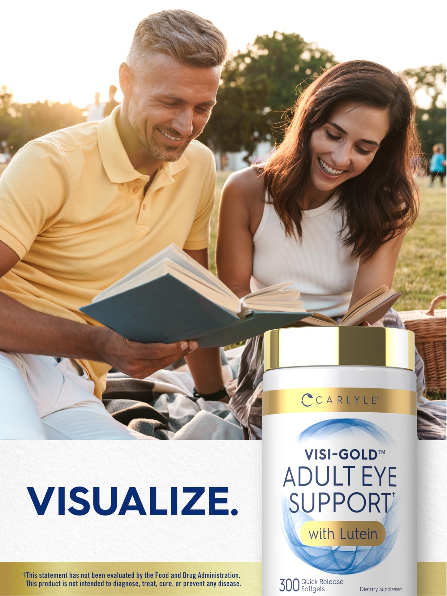 Carlyle Adult Eye Support with Lutein and Zeaxanthin Softgels 300