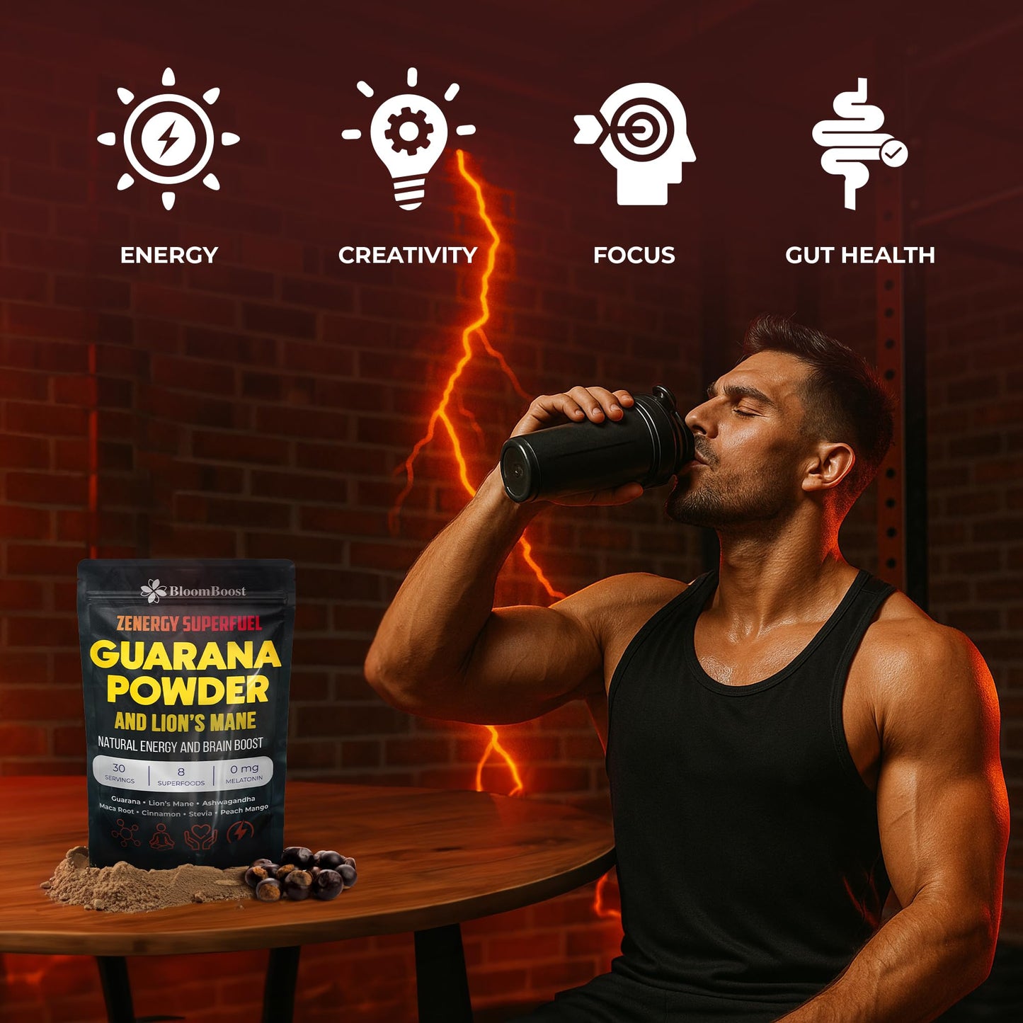 BloomBoost Guarana Powder 4.23 oz