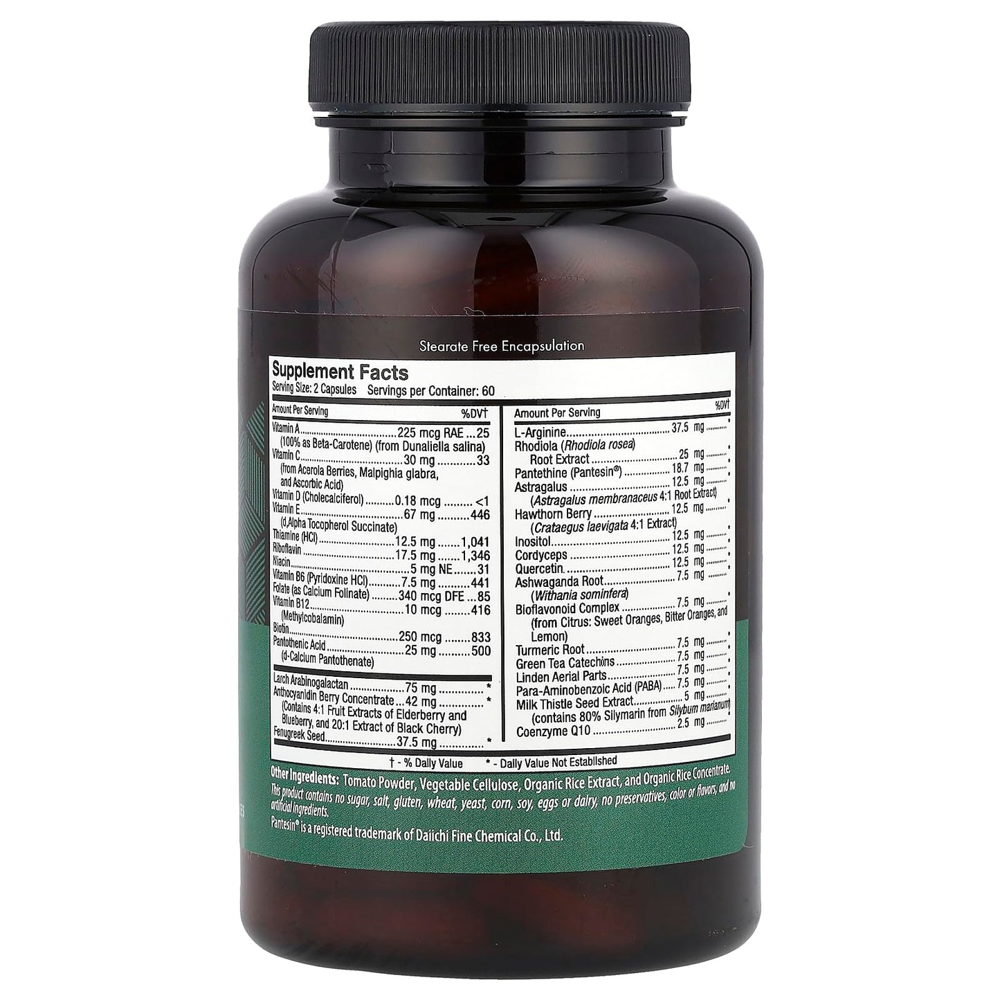 D'Adamo Personalized Nutrition Polyvite AB 120 Capsules