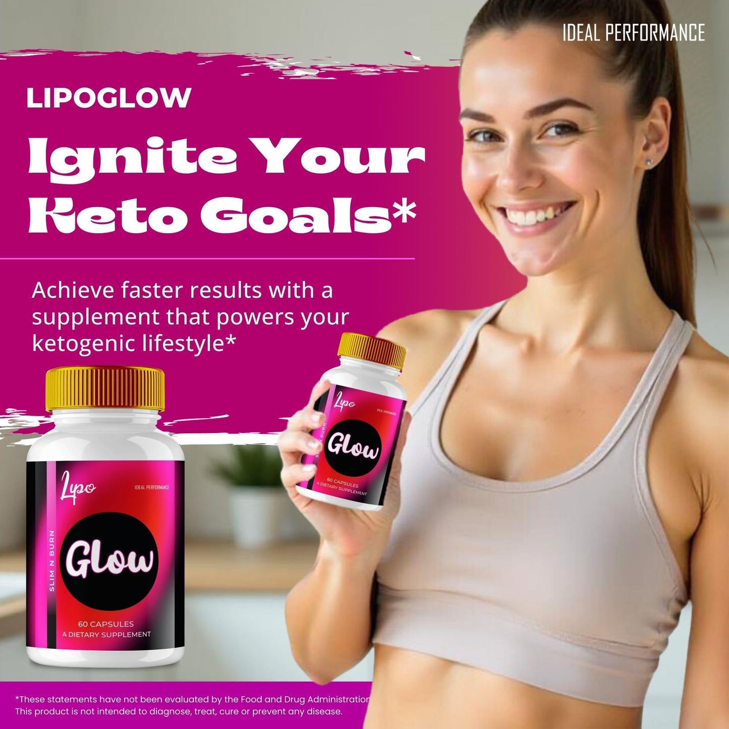 IDEAL PERFORMANCE LipoGlow Capsule 180 Count