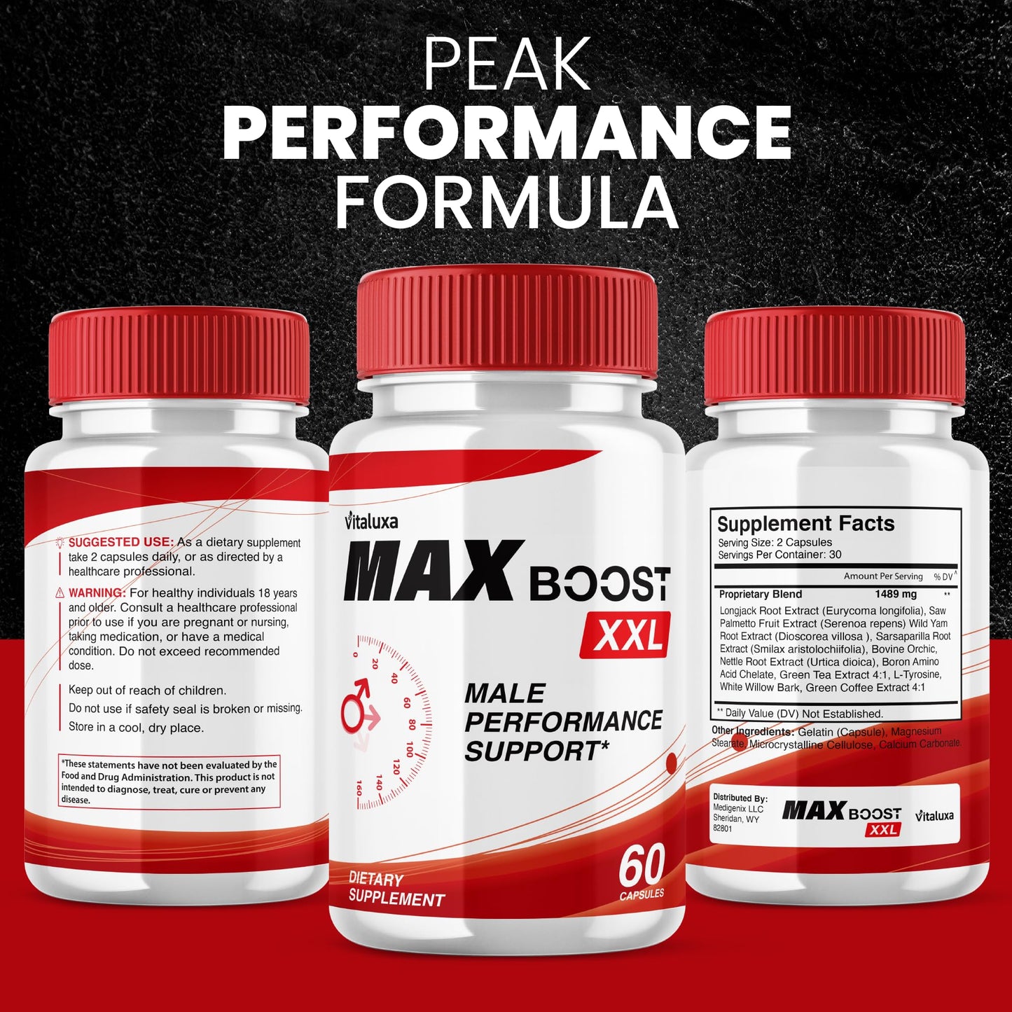 Vitaluxa Max Boost XXL Capsule 60 Count