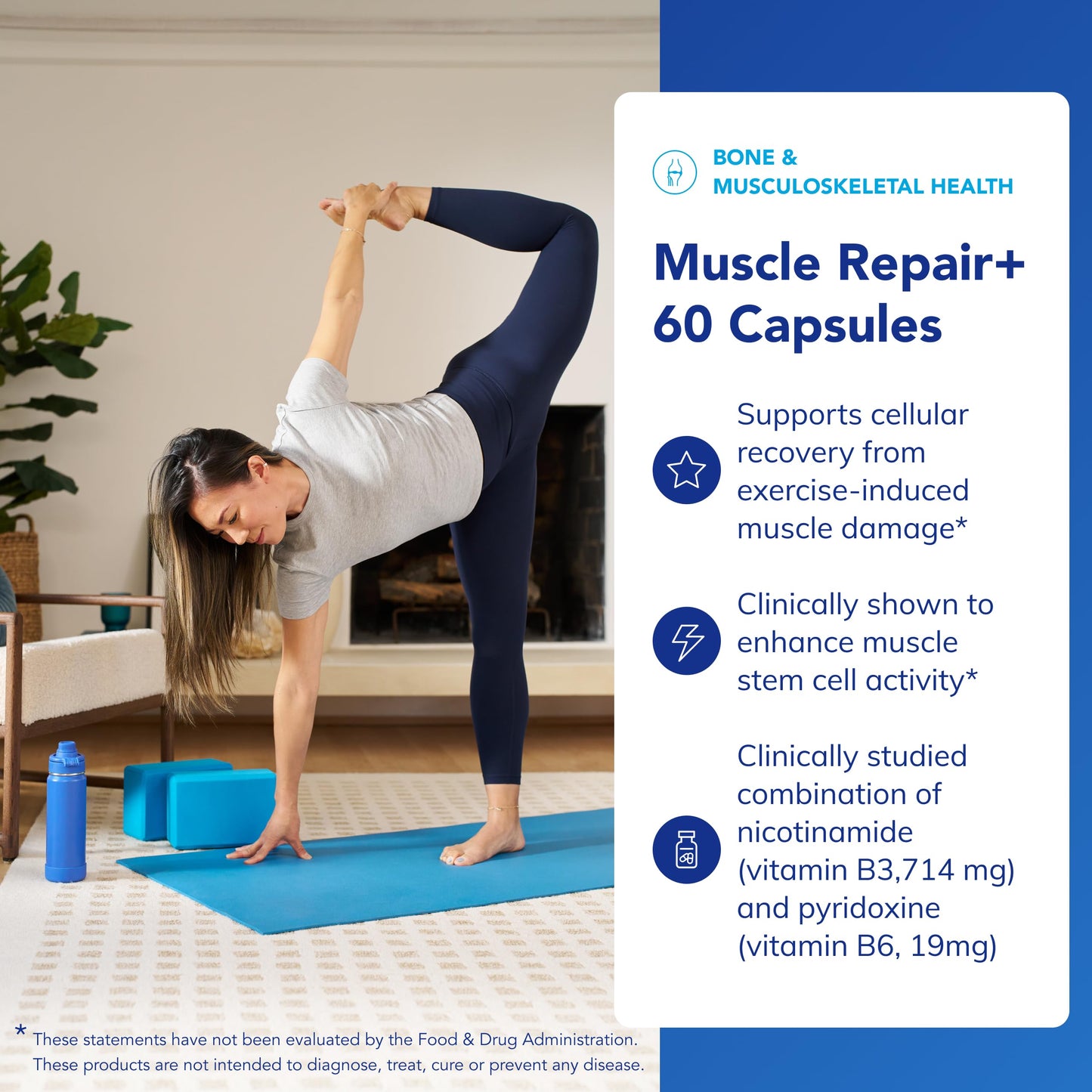 Pure Encapsulations Muscle Repair+ Athletic Nutritional Dietary Supplement 60 Capsules
