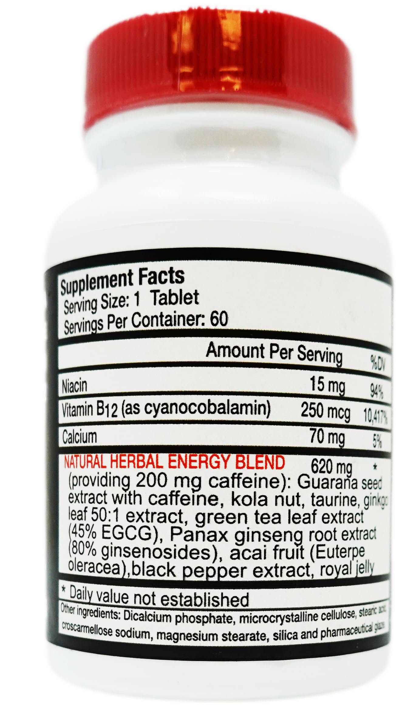 Hot Stuff Nutritionals UP Your Gas Herbal Energy Blaster 60 Tablets