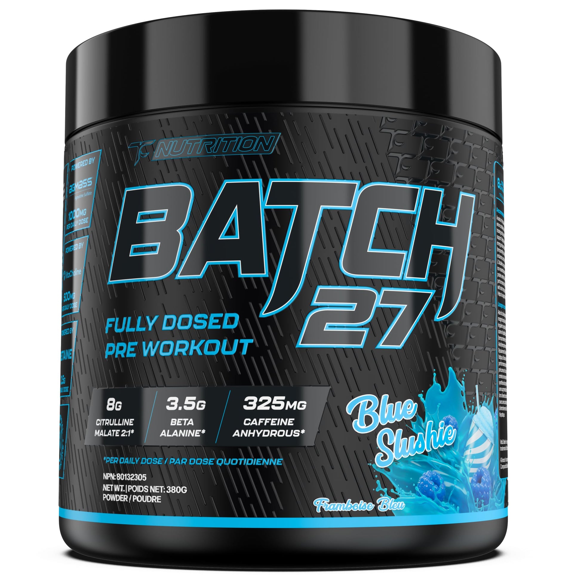 TC Nutrition Batch 27 Pre Workout Powder, 13.4 Ounce