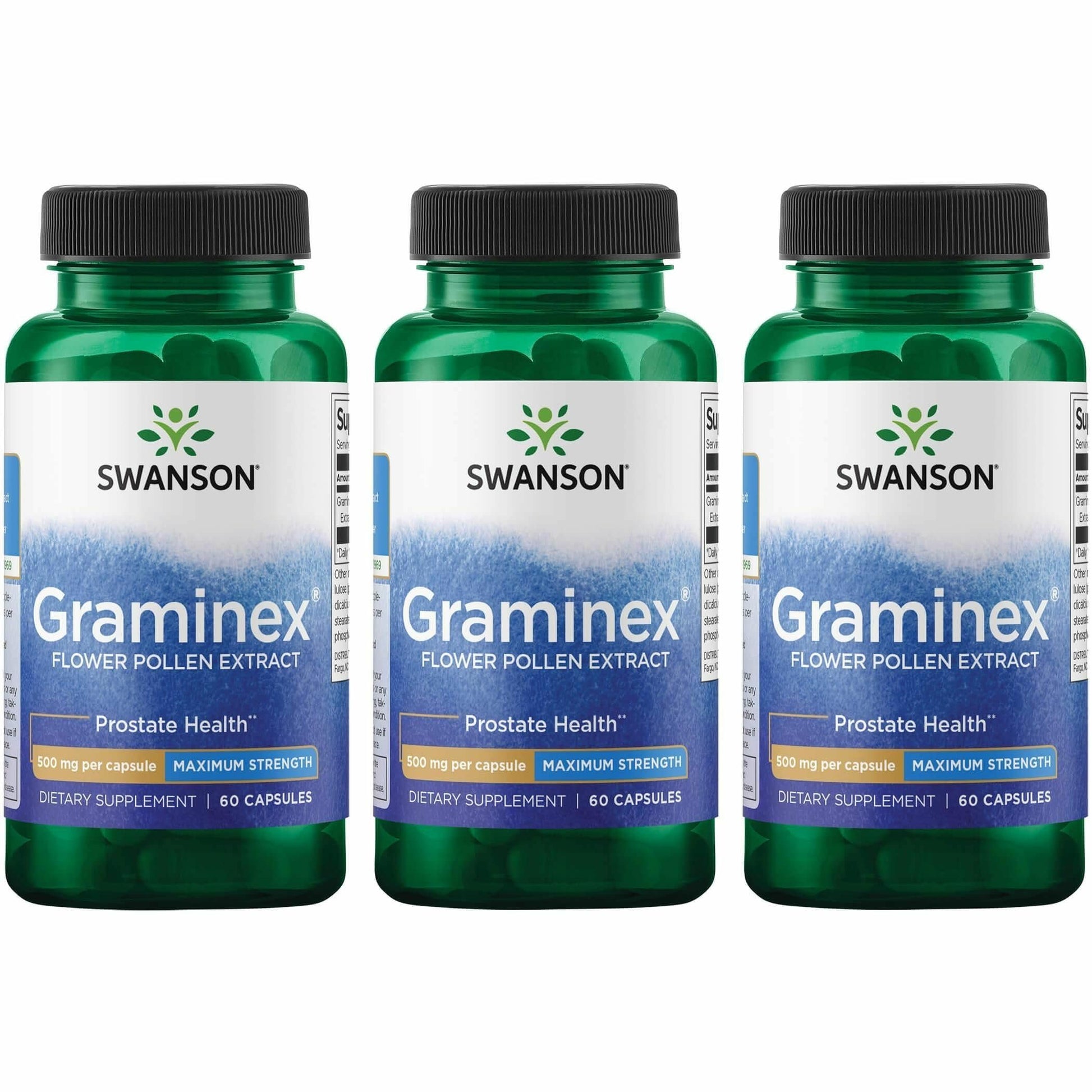 Swanson Maximum Strength Graminex Flower Pollen Extract, 180 Capsules