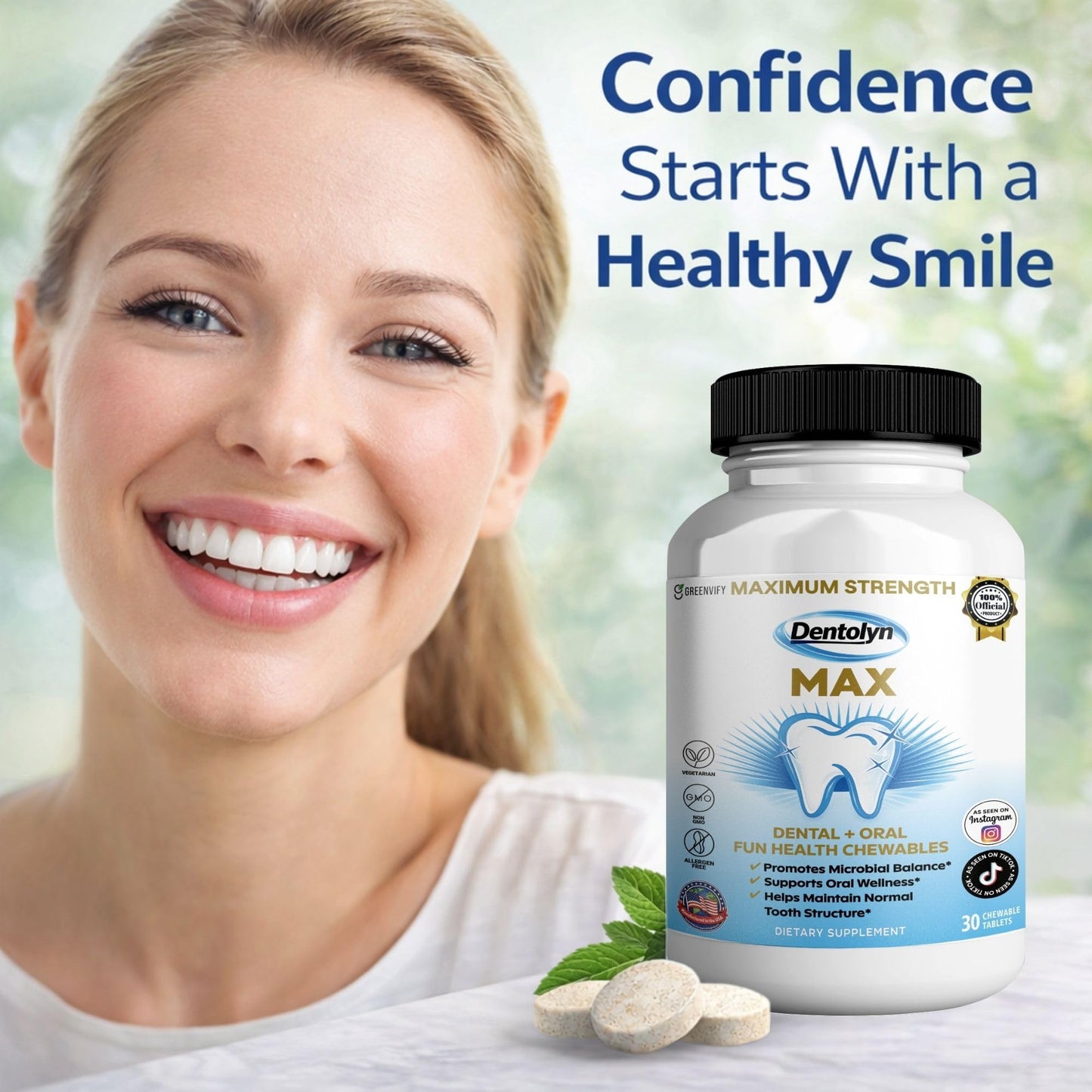 GREENVIFY Dentolyn Dental Chewables Capsule 60 Capsules