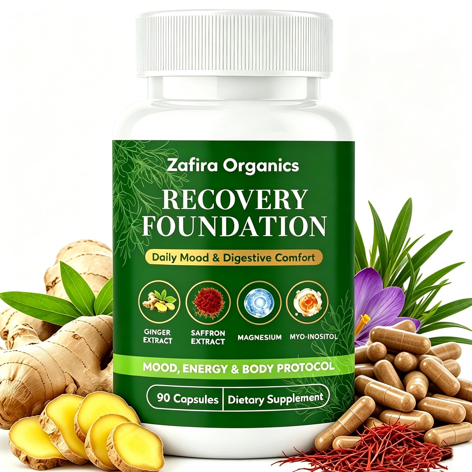 REATIFUL Zafira Saffron Recovery with Saffron Extract 90 Capsules