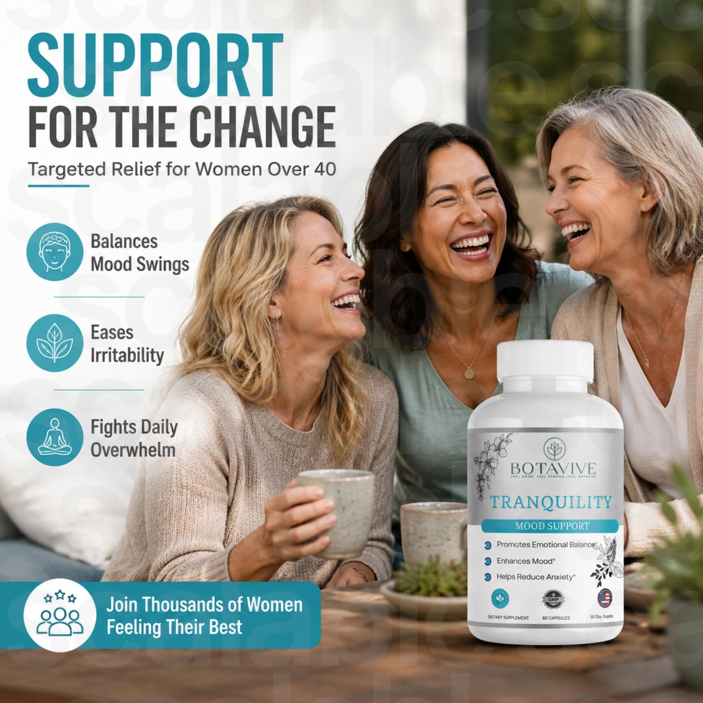 Botavive Stress Relief Calm Support Capsules, 60 Capsules