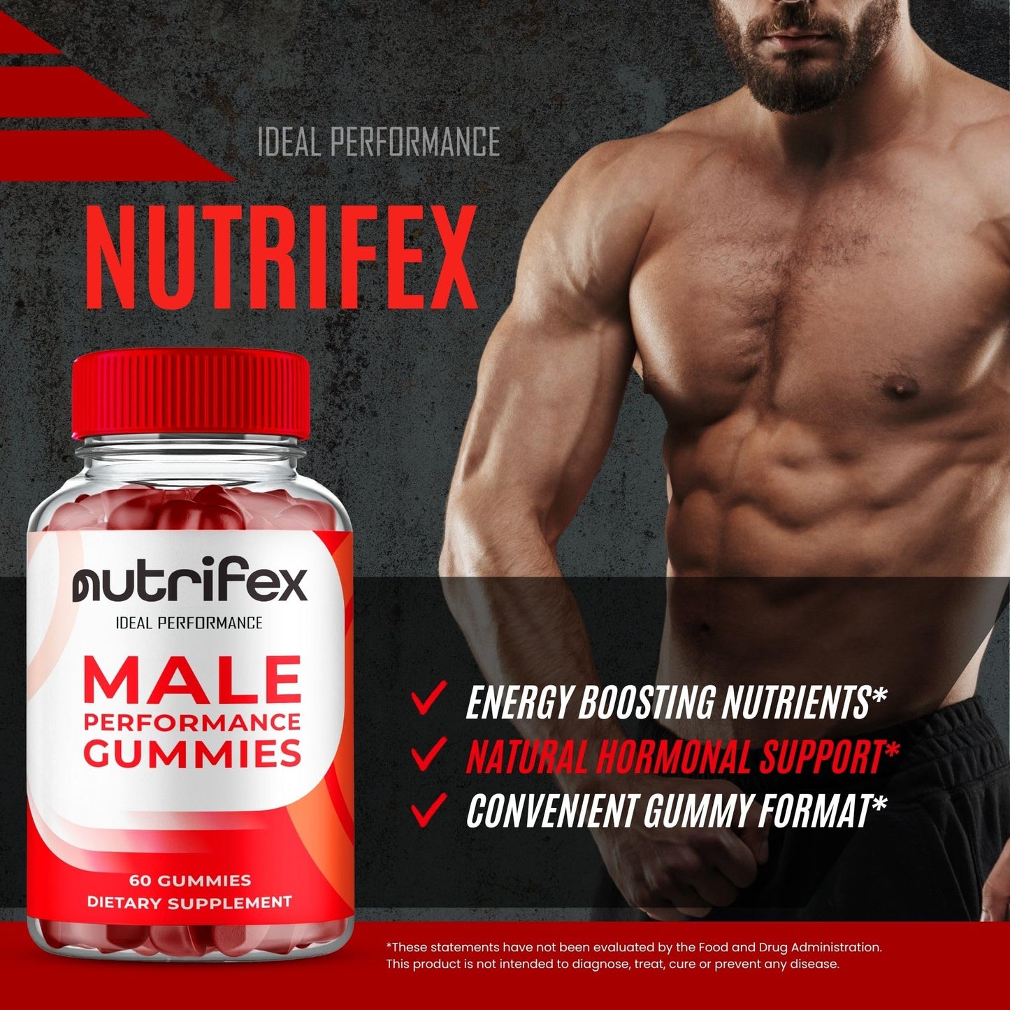 IDEAL PERFORMANCE Nutrifex Gummies 60 Count