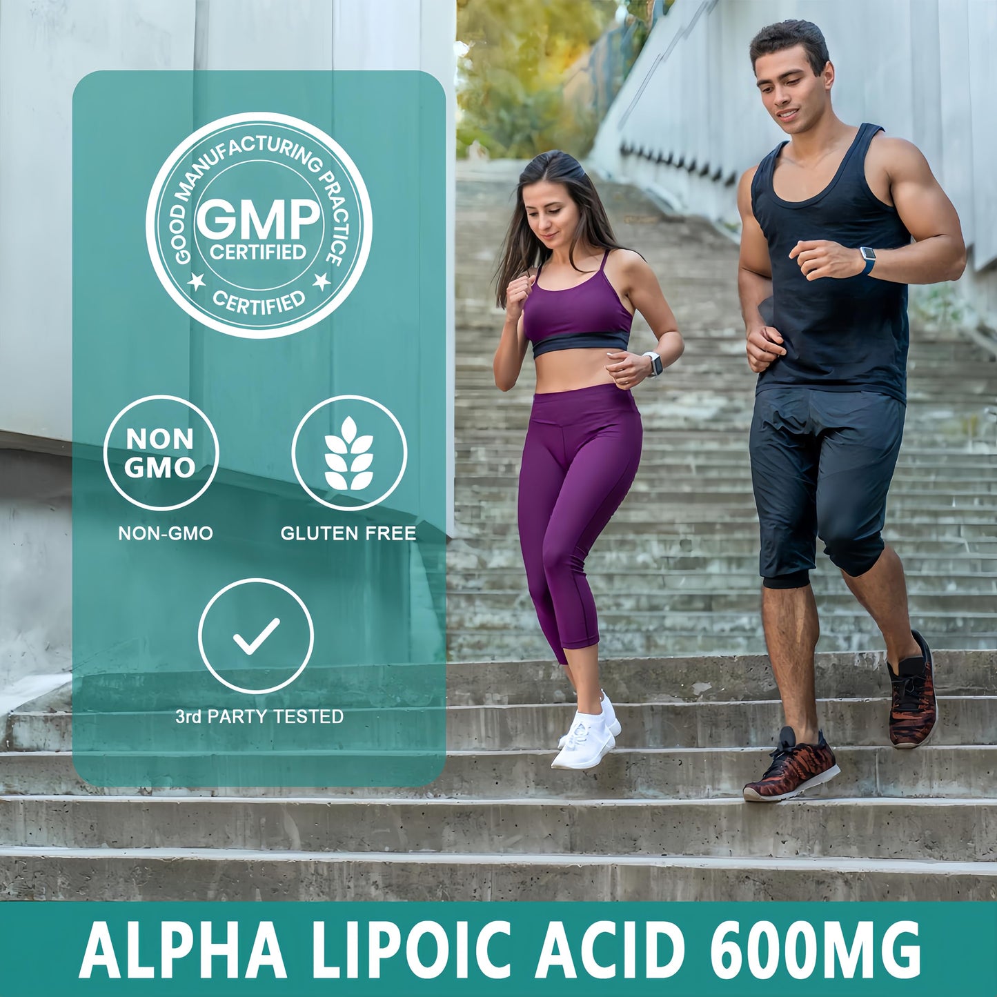 JINGYAT Alpha Lipoic Acid 600mg Softgels, 120 Count
