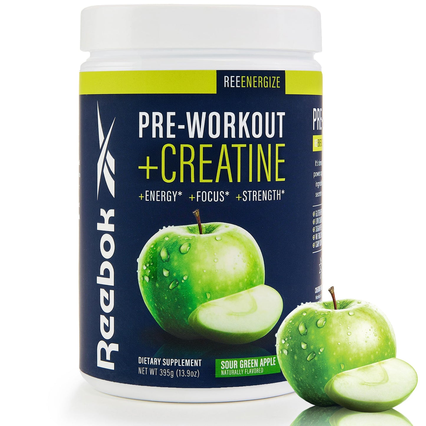 Reebok REEenergize Pre-Workout Powder, 14 Servings