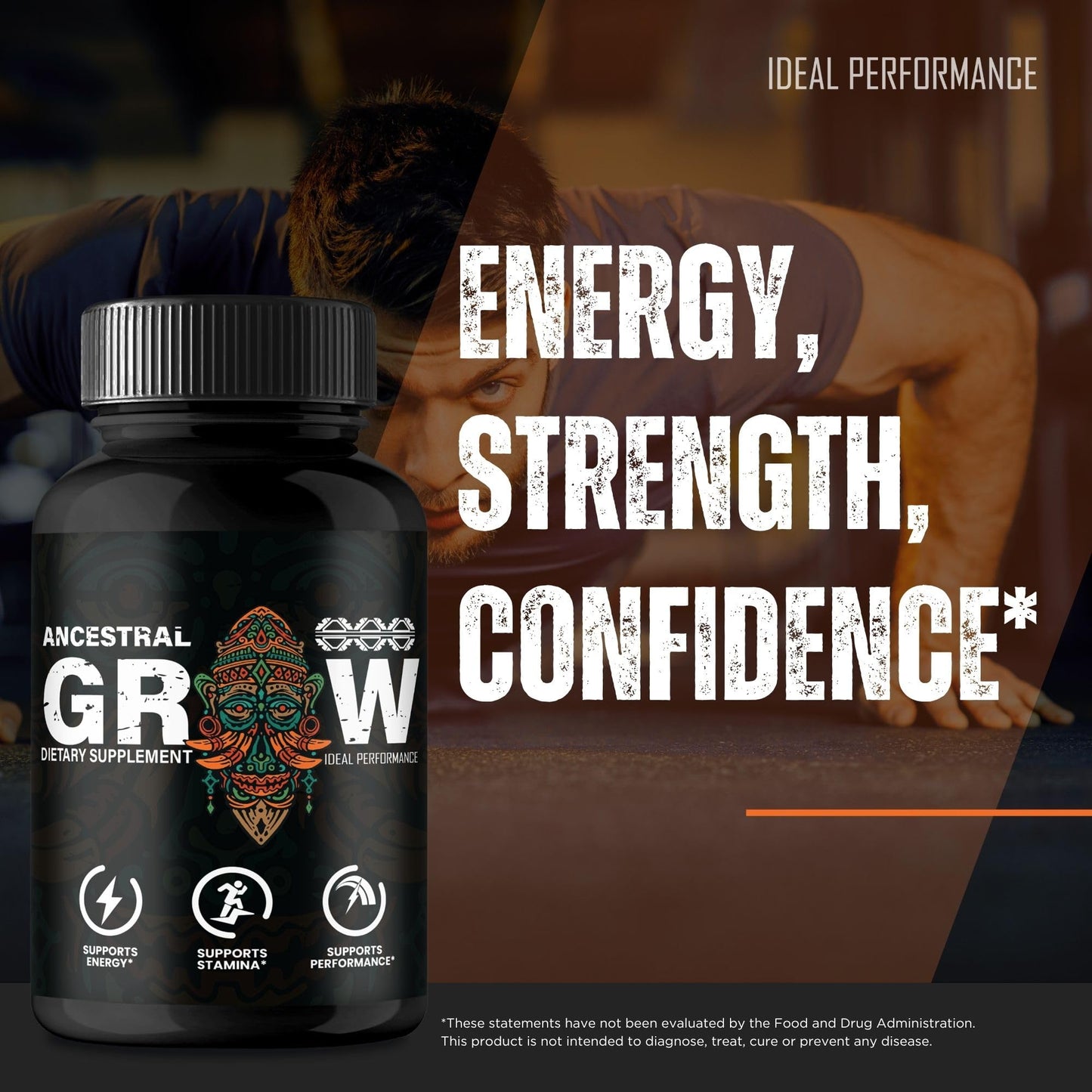 IDEAL PERFORMANCE Ancestral Grow Supplement Capsule, 180 Capsules