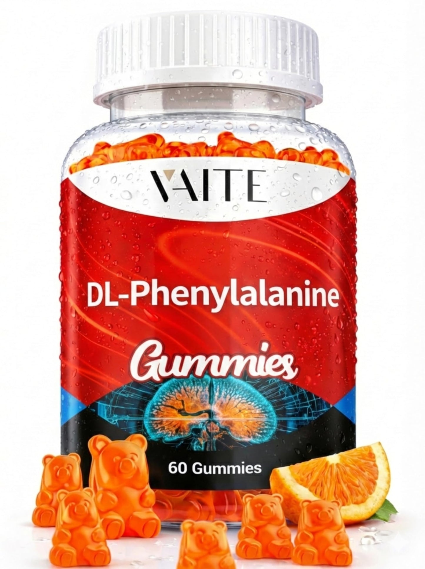 VAITE DLPA DL-Phenylalanine 1000mg 60 Gummies