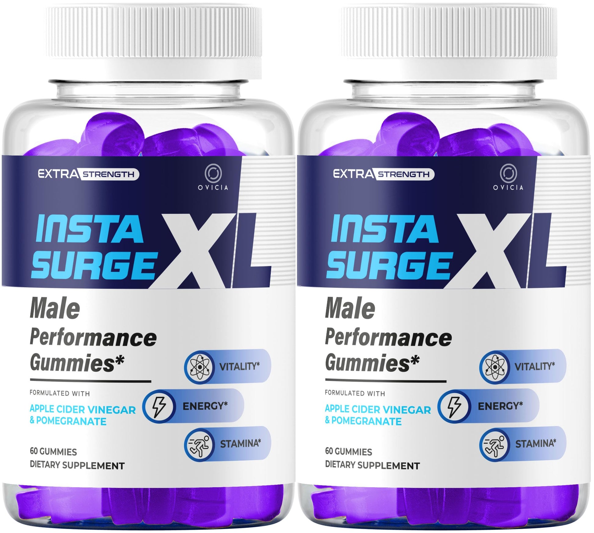 OVICIA Insta Surge XL Gummies, 120 Gummies