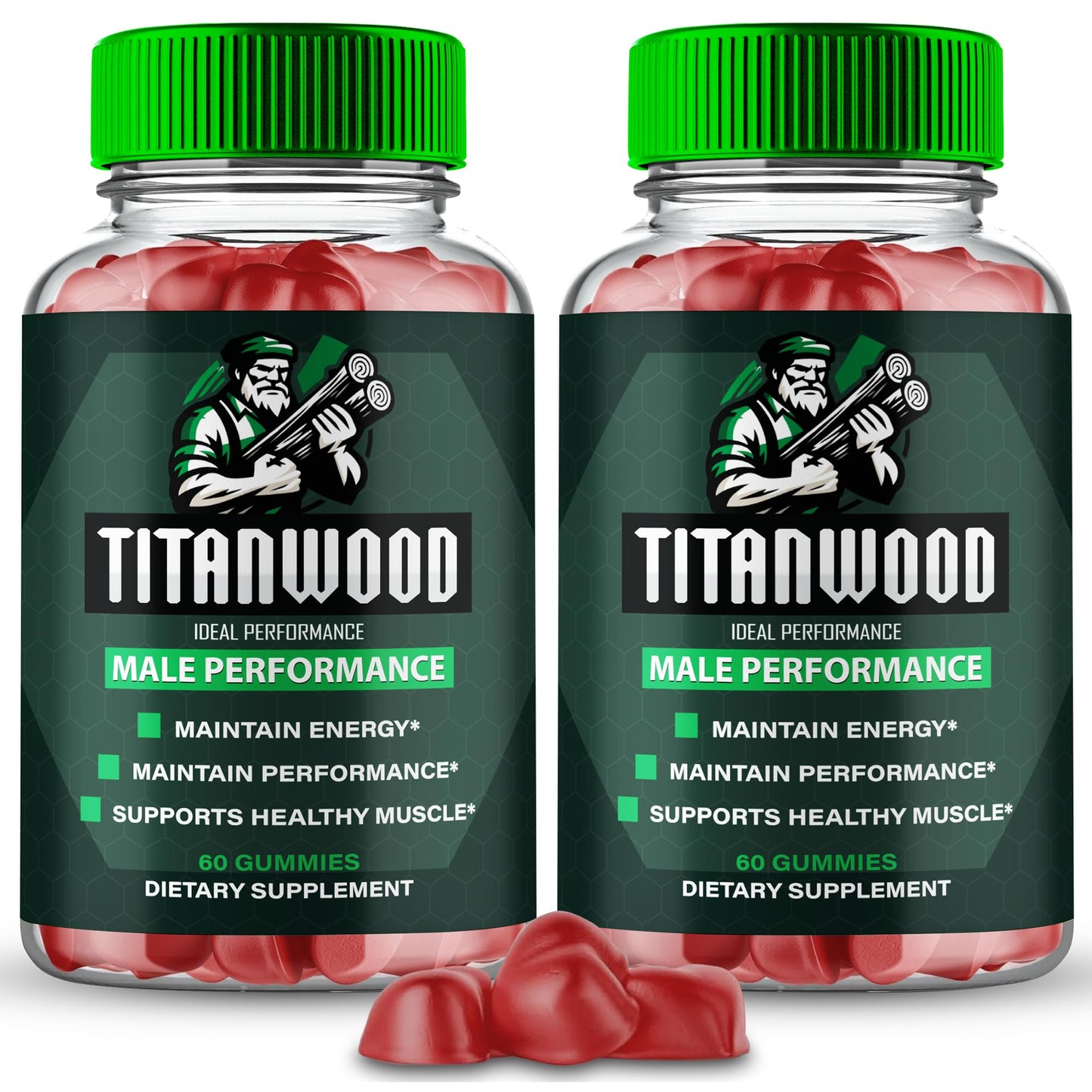 IDEAL PERFORMANCE Titan Wood Gummies, 120 Gummies