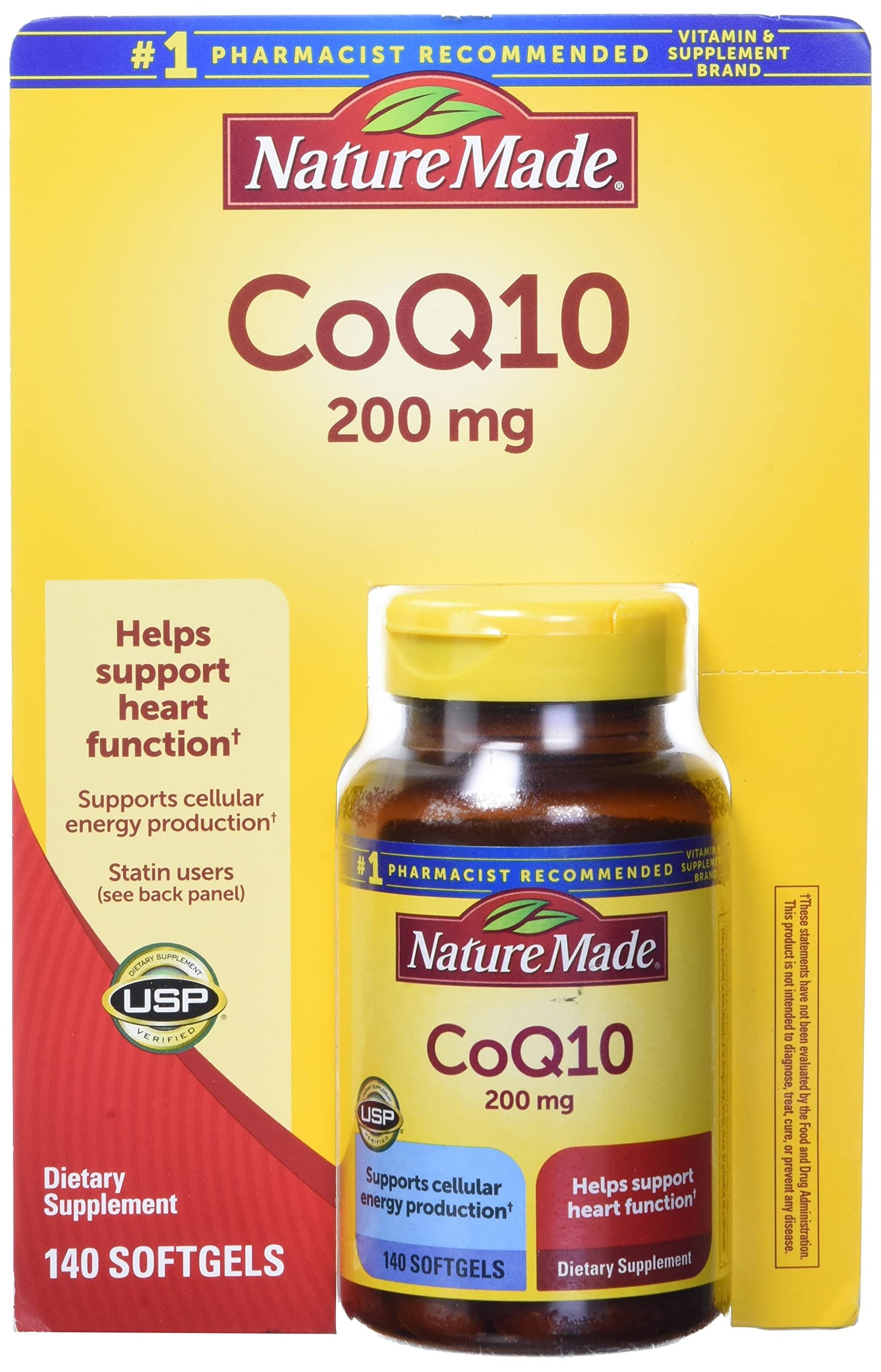 Nature Made CoQ10 Softgels 140 Count