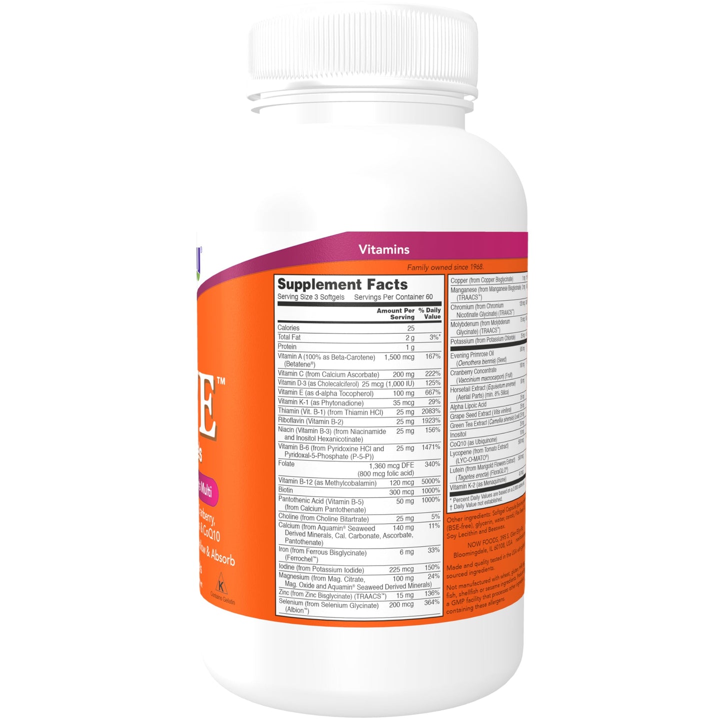 NOW Foods Eve Superior Women's Multi Softgels 180