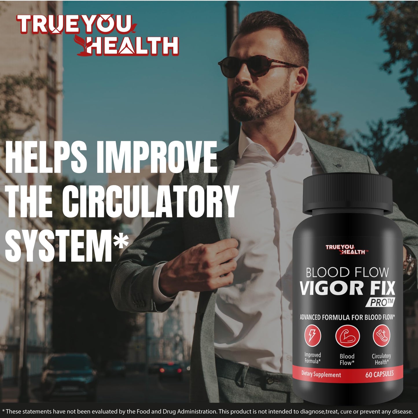 True You Health Blood Flow Vigor Fix Pro Capsule 60 Capsules