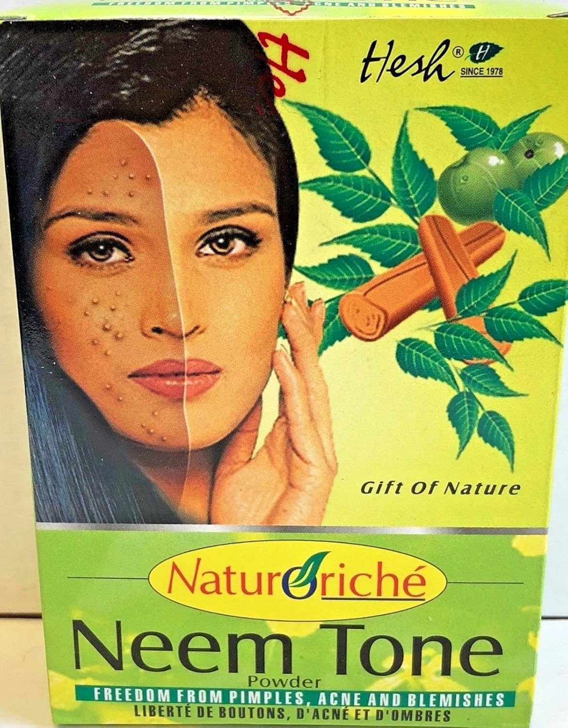 Hesh Neem Tone Powder, 4 x 100 g