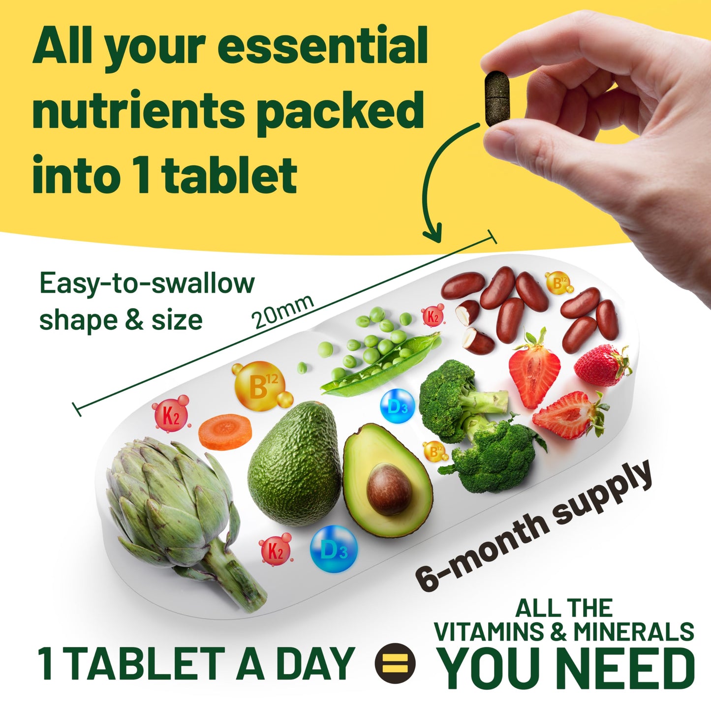 Vegan Vitality Immunity Booster Bundle Tablet, 183 Tablets