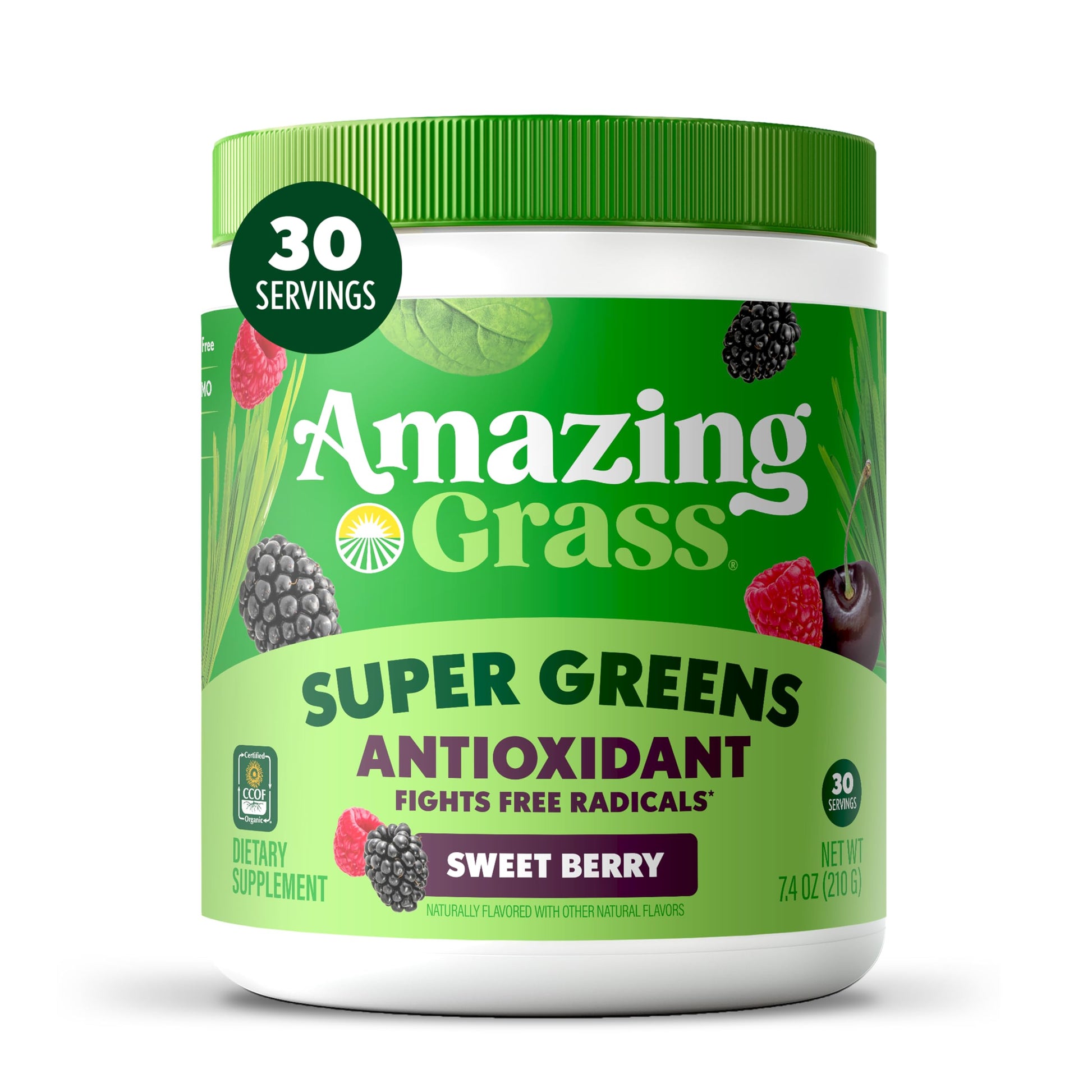 Amazing Grass Super Greens Powder, 7.4 oz