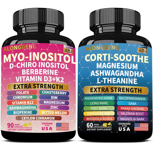 ALongDeng Soothe-Smooth Bundle Multivitamin Combo Capsule 60 Count
