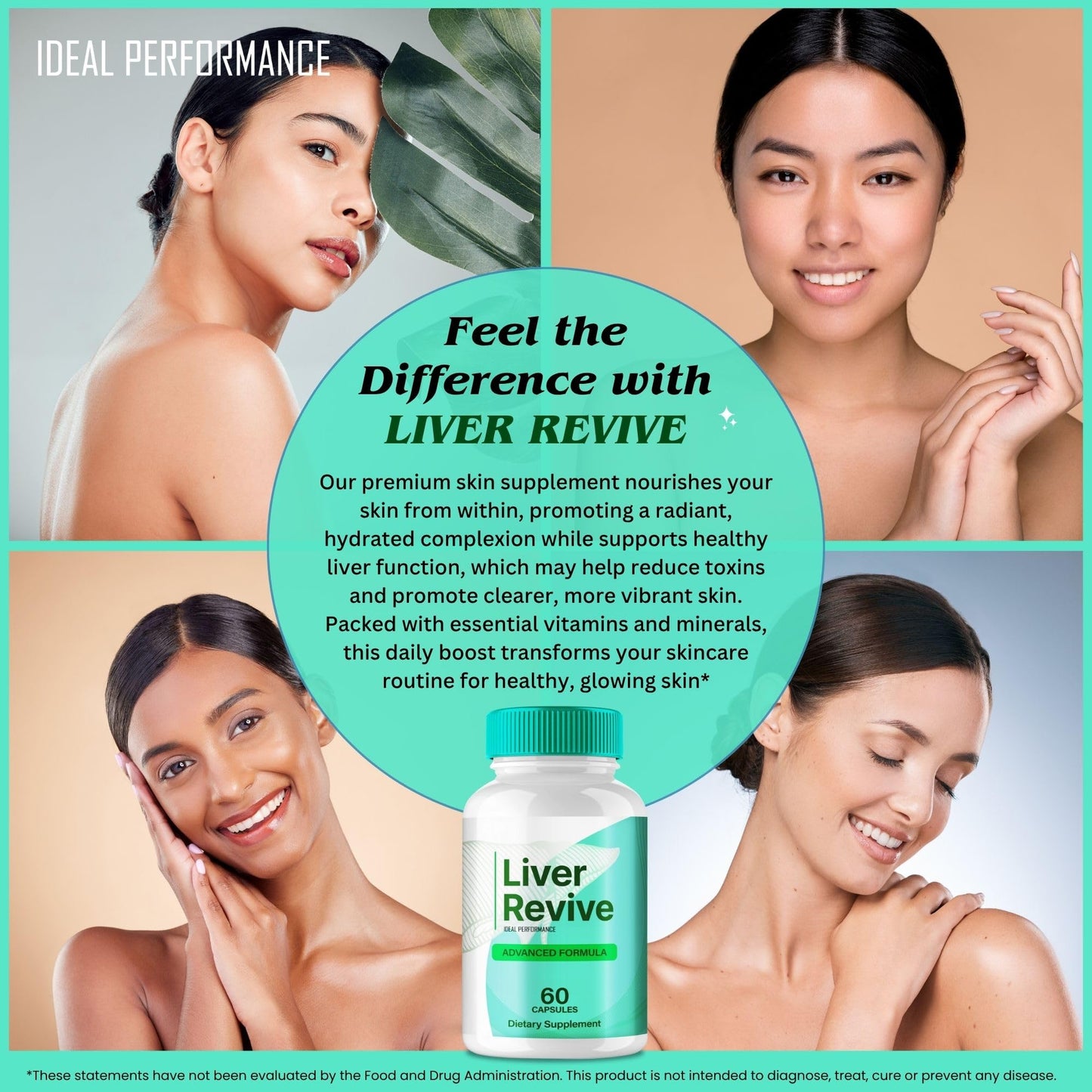 IDEAL PERFORMANCE Liver Revive Capsules 120 Count