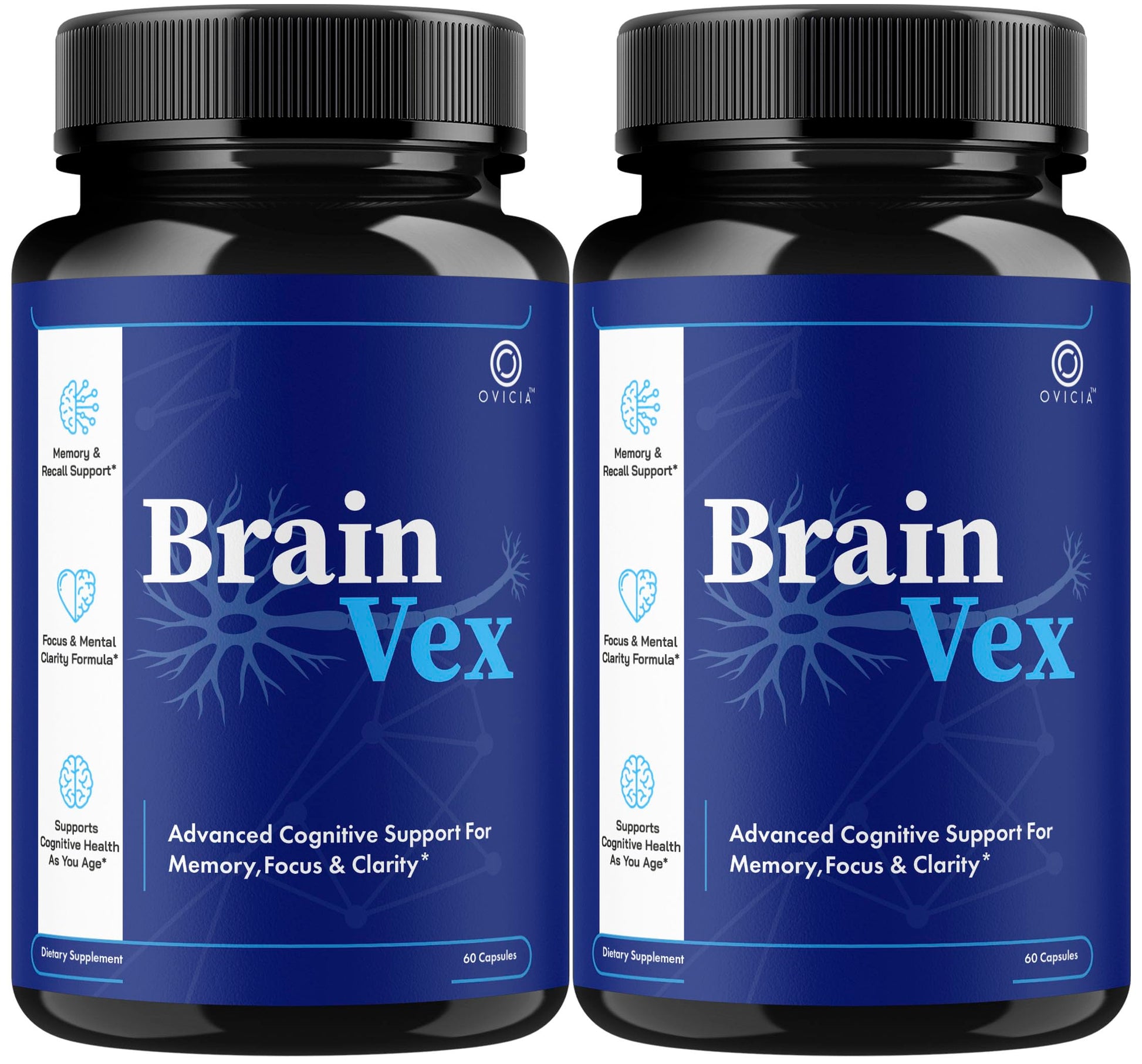 OVICIA Brain Vex Capsules, 120 Capsules