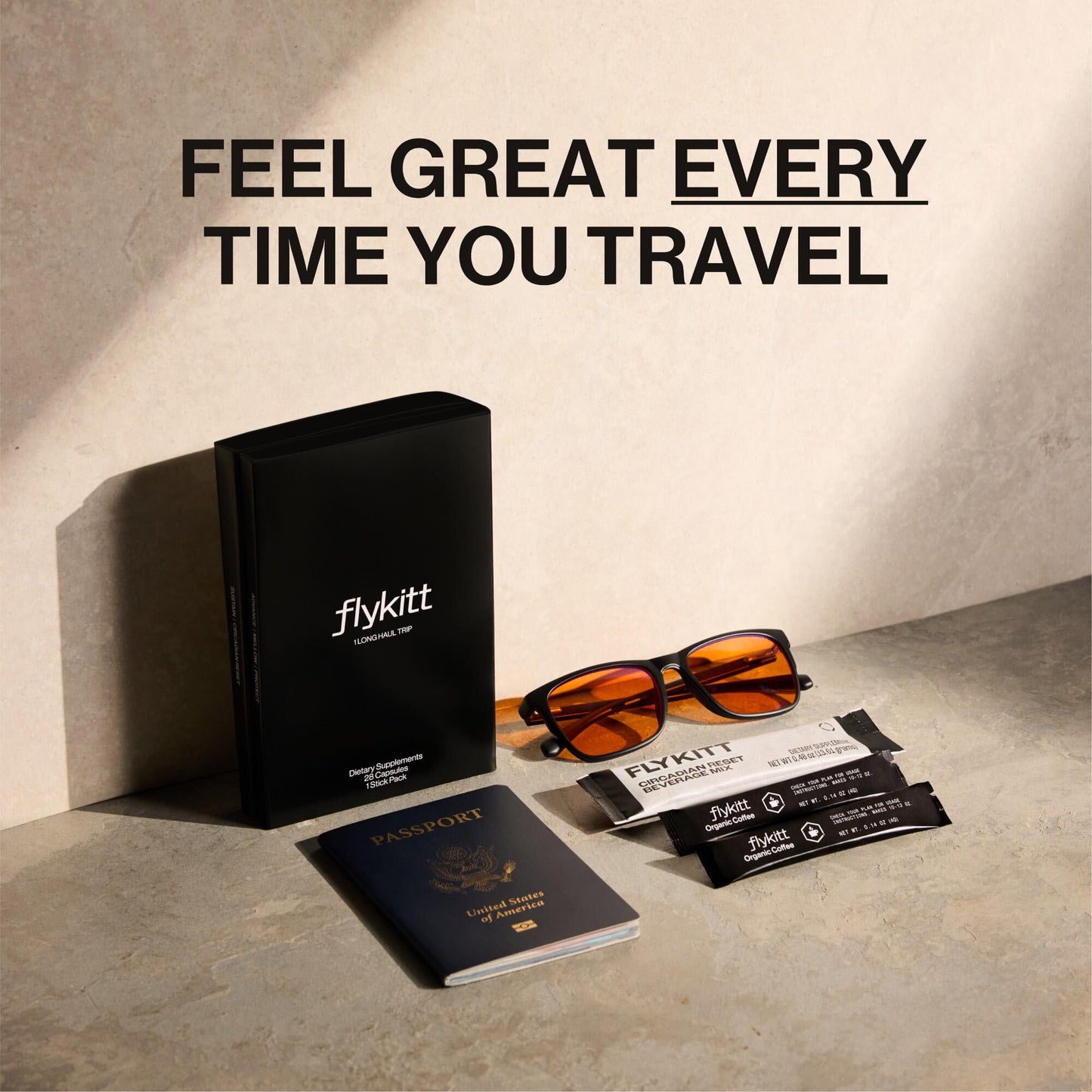 Fount Flykitt Jet Lag Prevention Kit Capsule 1 Count