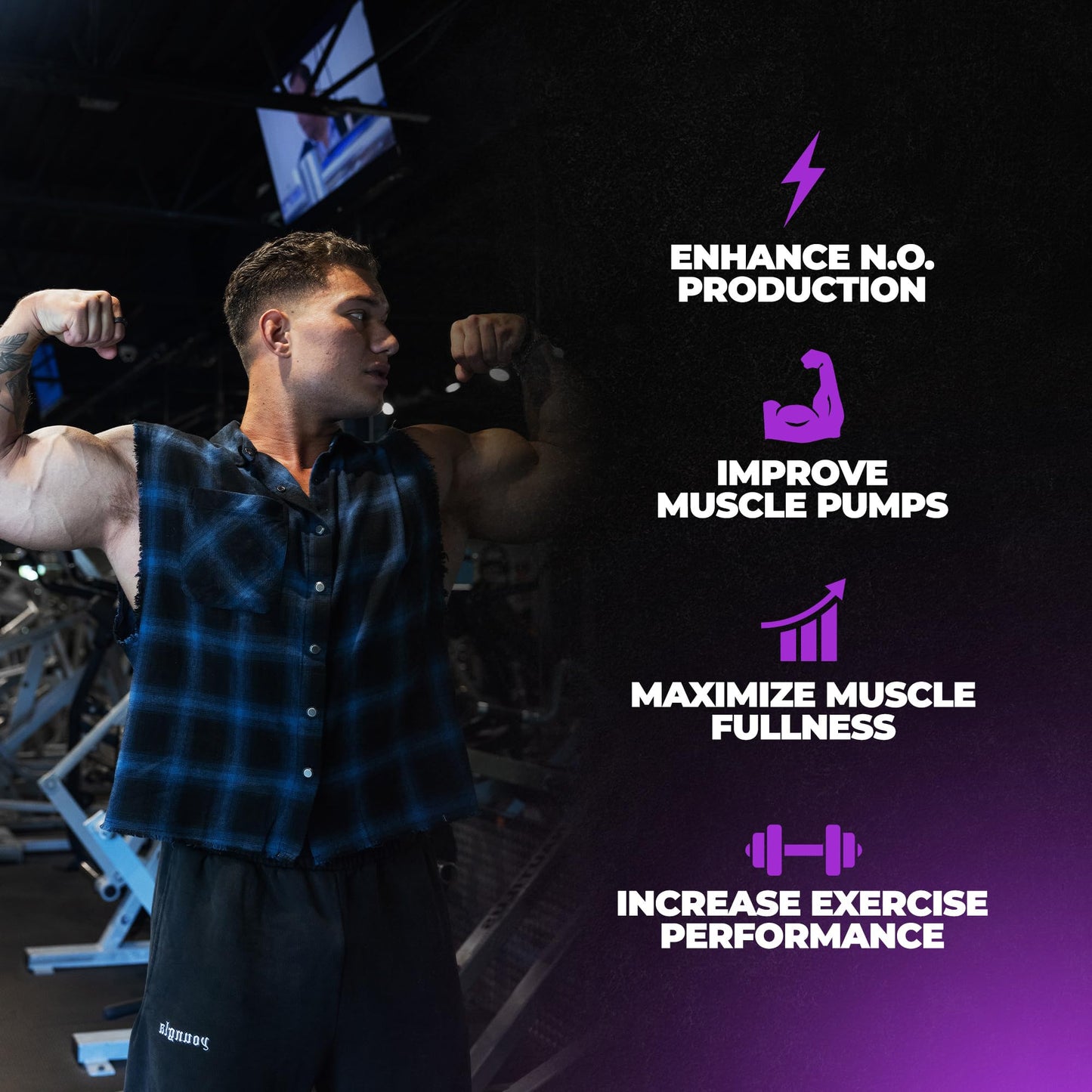 Huge Supplements Magnify Pump Nitric Oxide Booster 180 Capsules