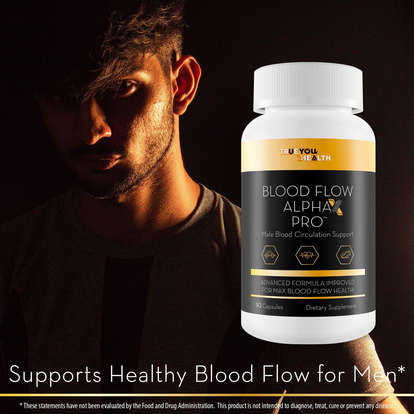True You Health Blood Flow Alpha X Pro Capsules, 90 Count