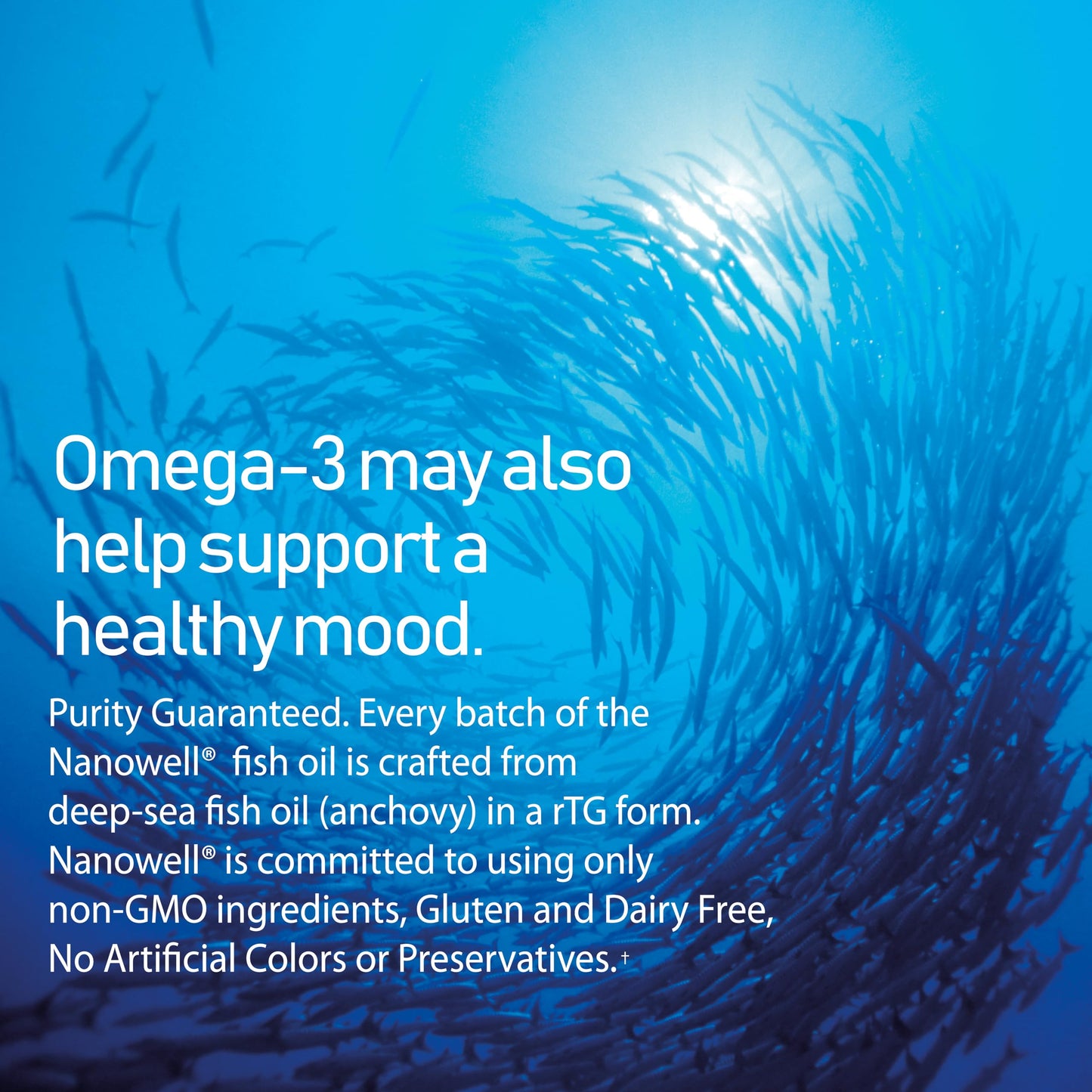 NANOWELL Red Omega-3 with Astaxanthin, DHA & EPA Softgels 360