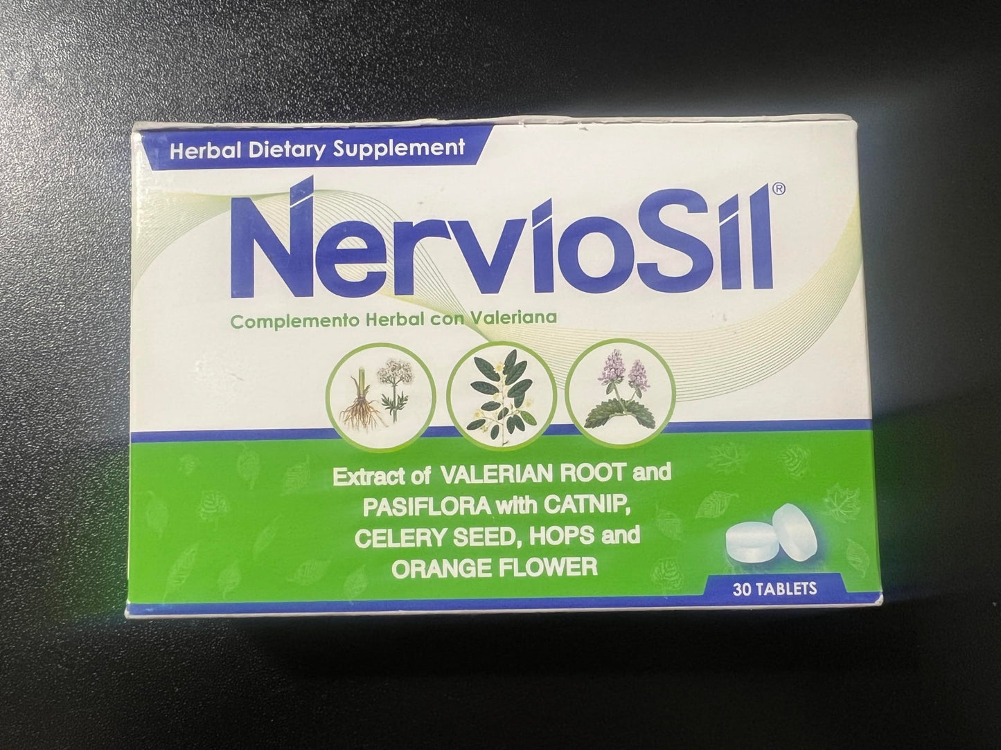 NervioSil Herbal Supplement Tablet 30 Count