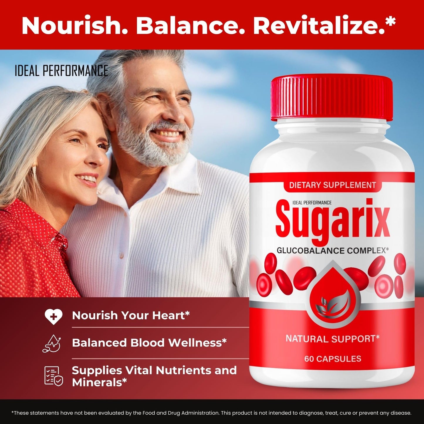 Ideal Performance Sugarix Capsules, 60 Capsules