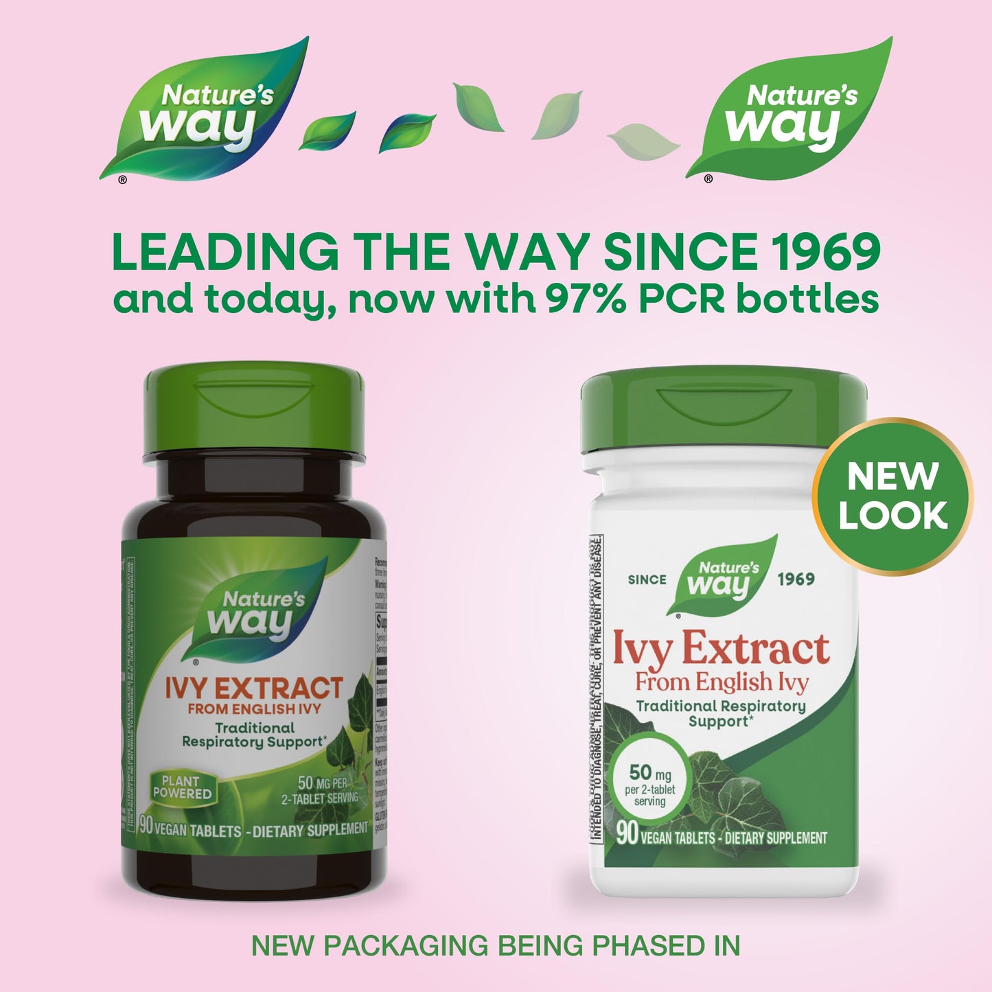 Nature's Way Ivy Extract from English Ivy Leaf Tablets, 90 Tablets
