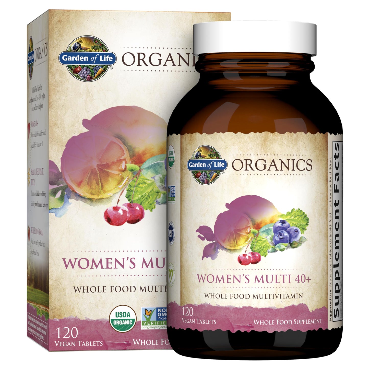 Garden of Life Organics Whole Food Multivitamin Bundle 240 Tablets