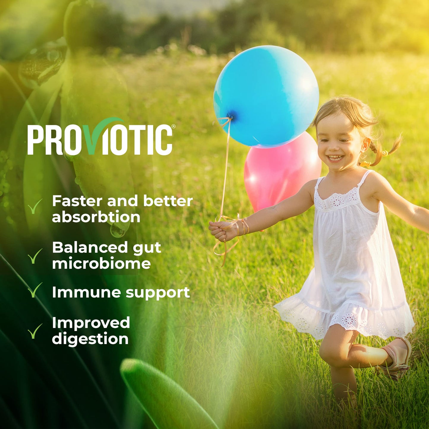 Proviotic for Kids Probiotic Powder, Naturally Vegan Certified Organic Bio, 1 oz