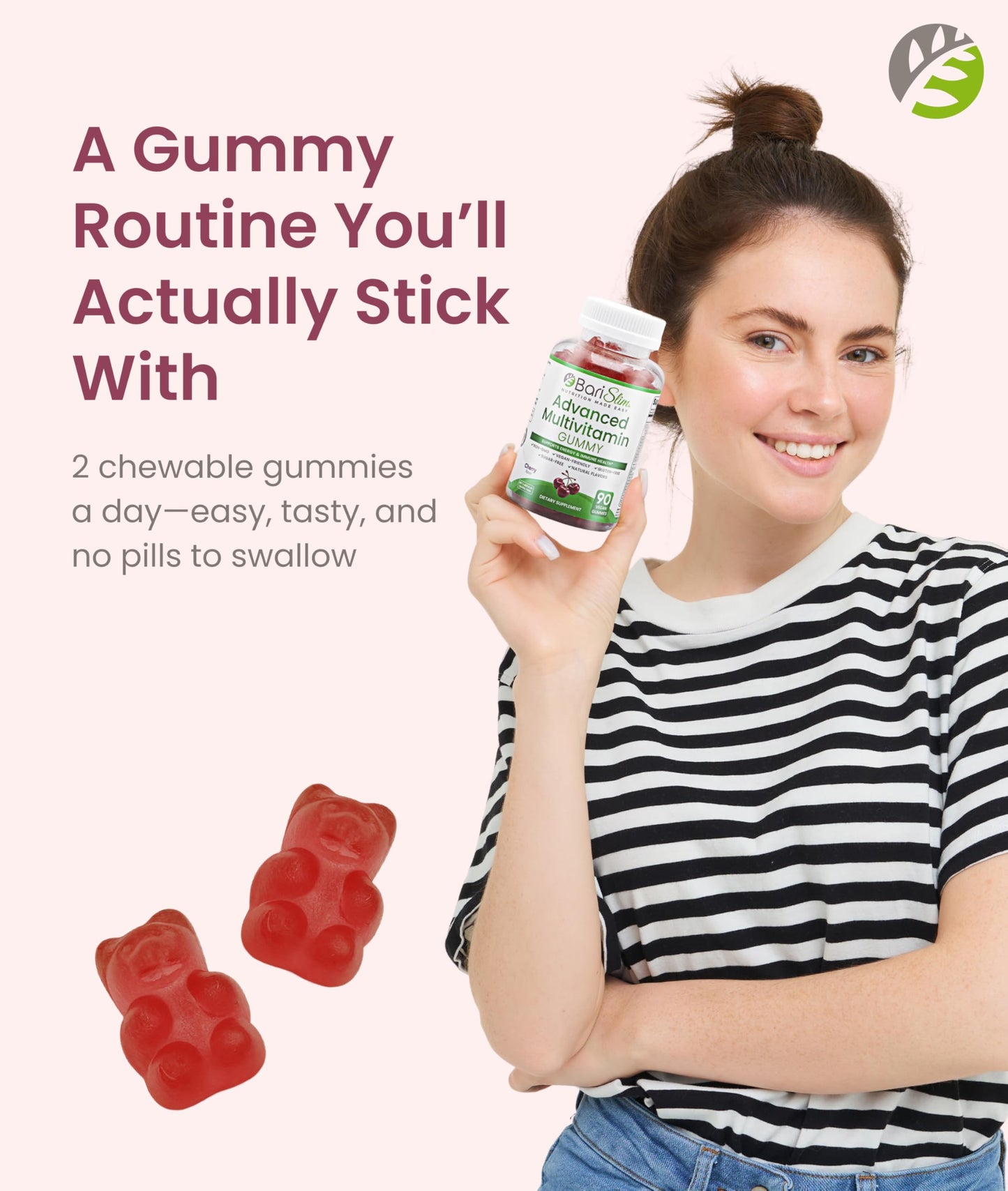 BariSlim Advanced Bariatric Multivitamin Gummies - 90 Count