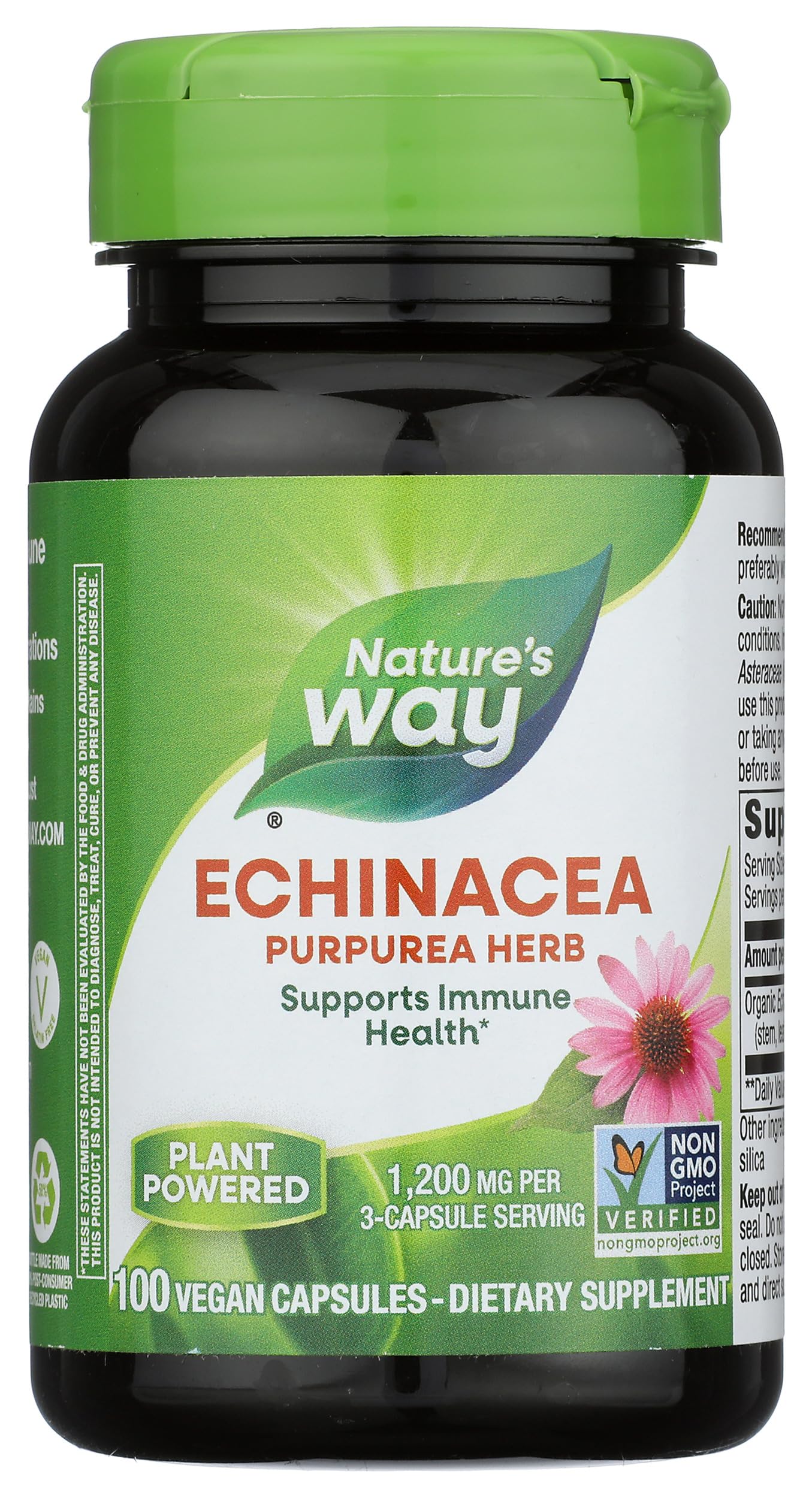 Nature's Way Echinacea Purpurea Herb Capsule 100 Count