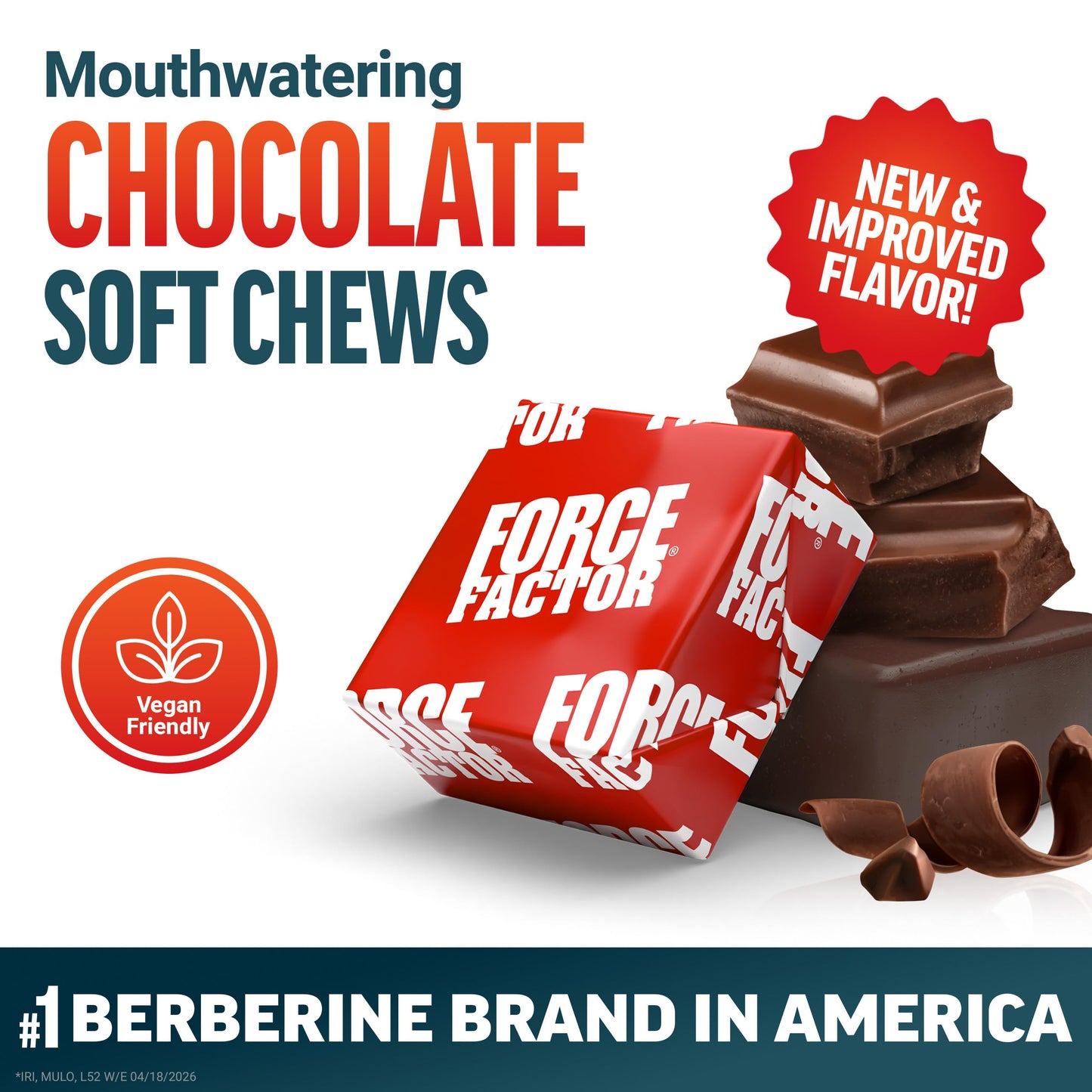 Force Factor Ultra Berberine Enhanced Absorption Soft Chew 60 Count