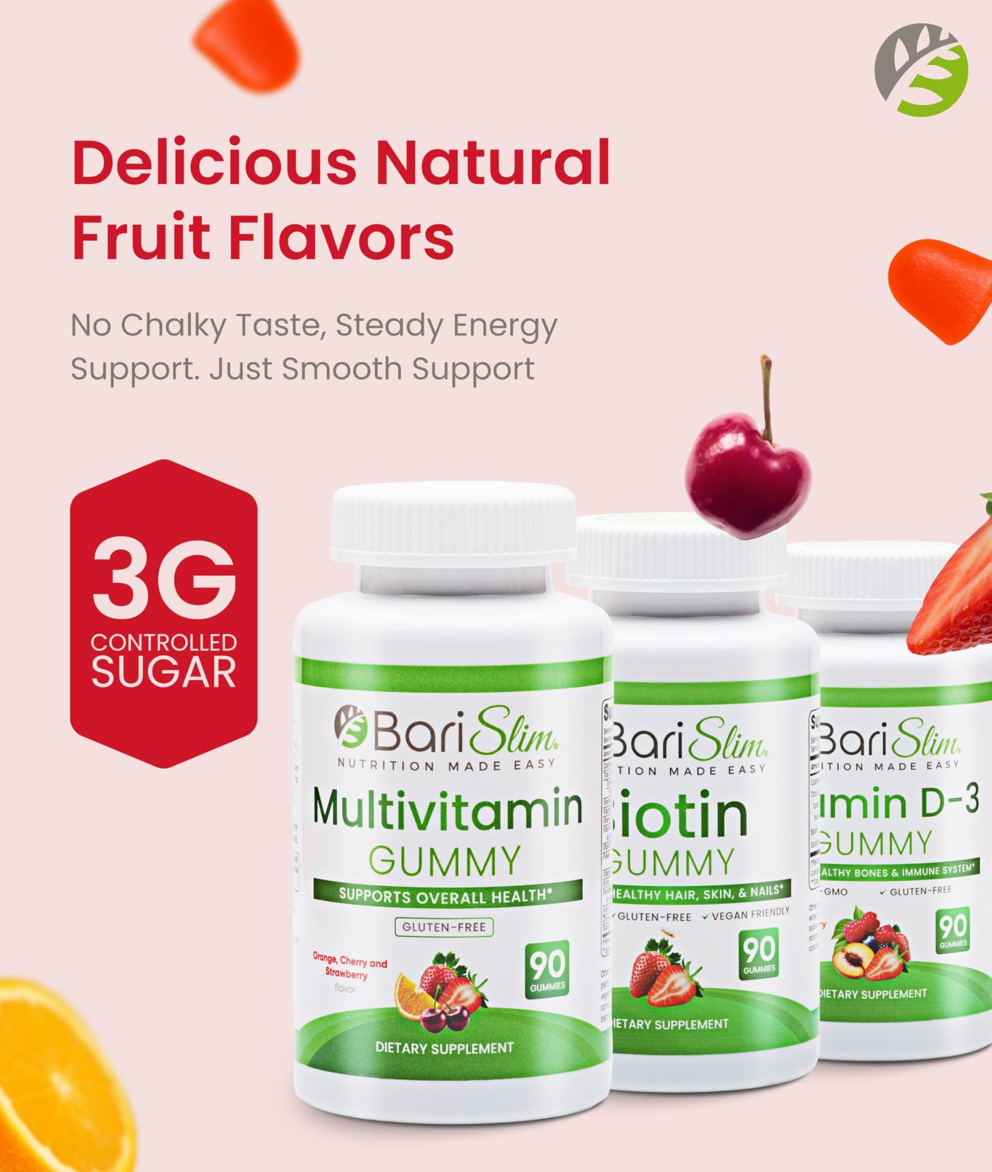 BariSlim Bariatric Multivitamin Gummies, 270 Count